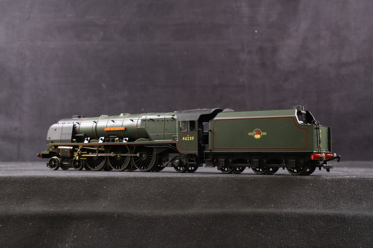 Hornby OO R2312 BR Lined Green 4-6-2 Duchess Class &#39;46239&#39; &#39;City of Chester&#39;