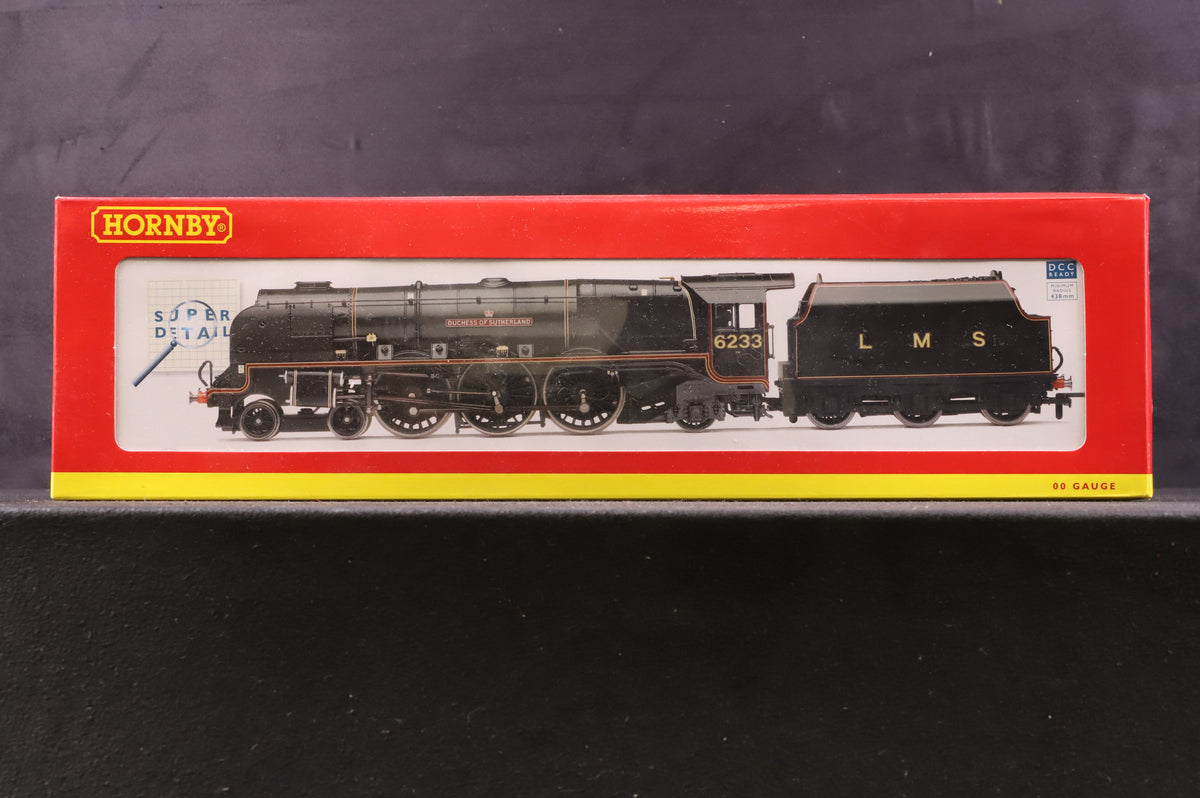 Hornby OO R3014 Princess Coronation Class 6233 &#39;Duchess of Sutherland&#39; in LMS Black