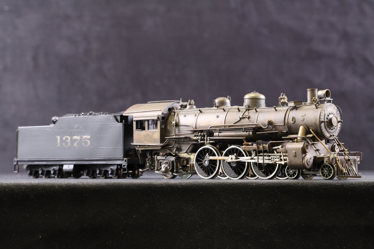 Pacific Fast Mail HO Brass P Pacific Atchison, Topeka &amp; Santa FE 4-6-2 &#39;1375&#39; Steam Locomotive