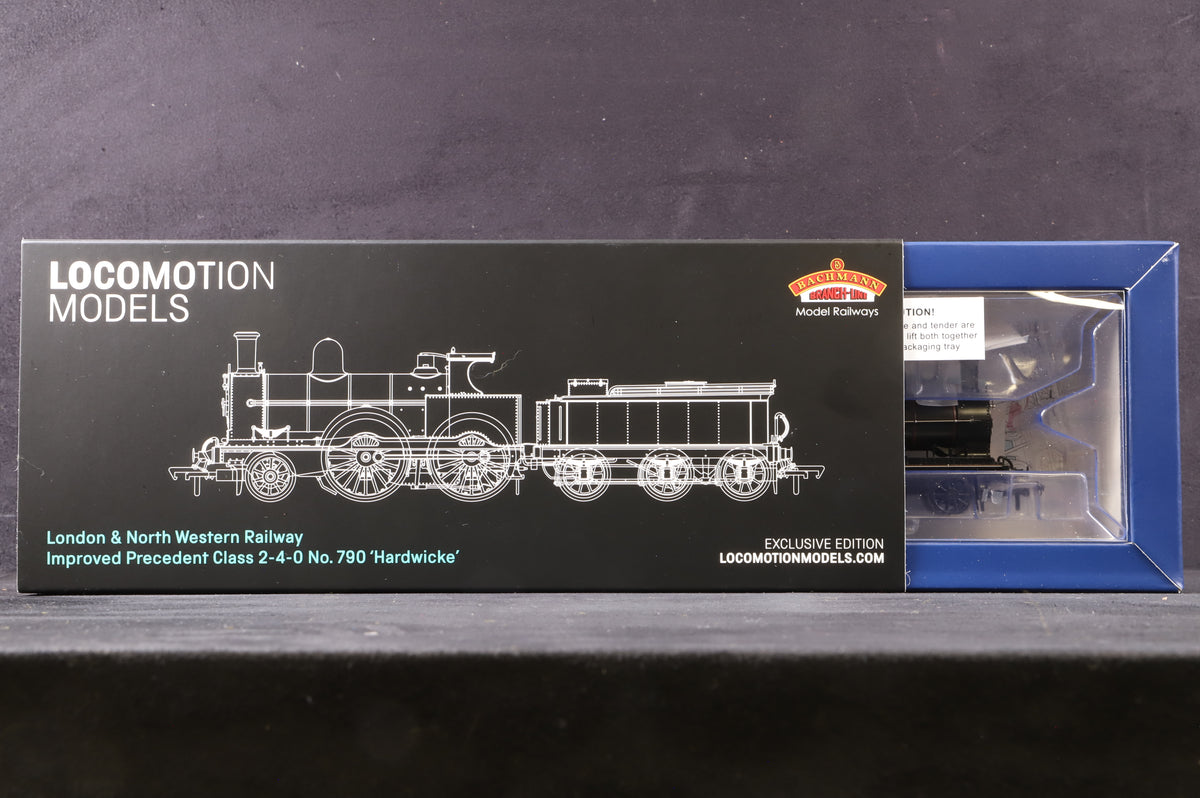 Bachmann OO 35-160NRM LNWR Improved Precedent Class &#39;790&#39; &#39;Hardwicke&#39; LNWR Black Excl. NRM