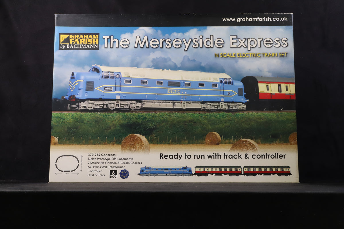 Graham Farish N Gauge 370-275 The Merseyside Express Train Set