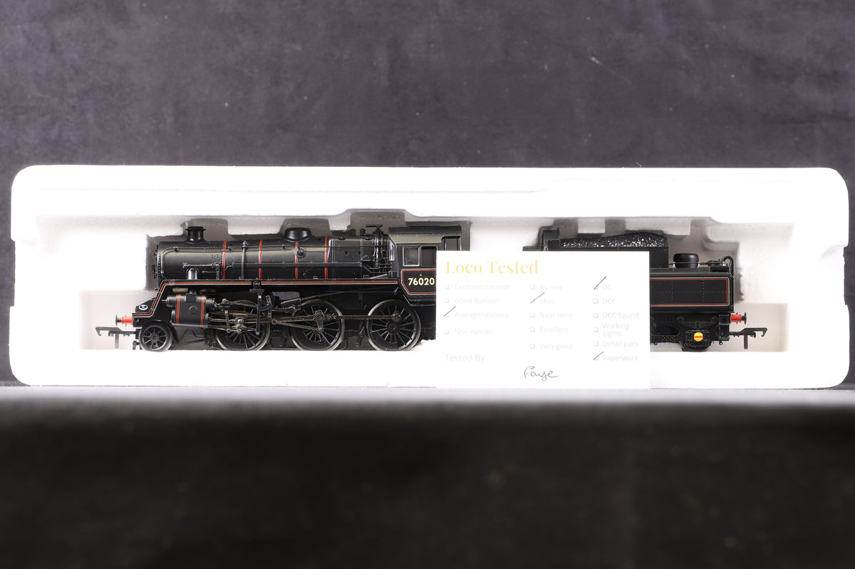 Bachmann OO 32-953 Standard Class 4MT 2-6-0 &#39;76020&#39; BR2B Tender E/C