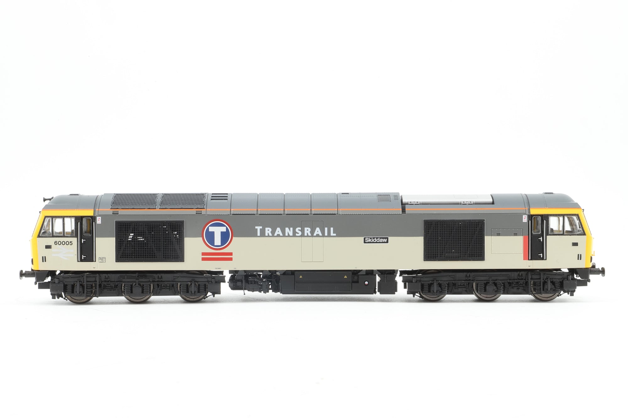 Hornby OO R3267XS Transrail Co-Co Diesel Electric Class 60 '60005' 'Skiddaw', DCC Sound