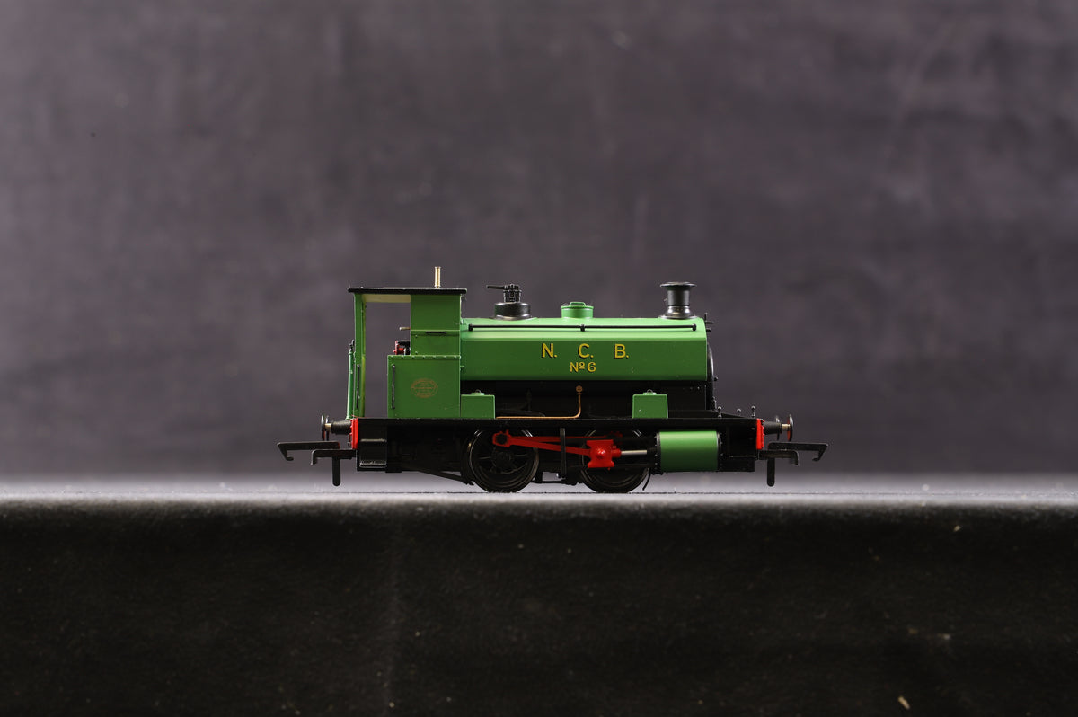 Hattons OO H4-AB16-002 Andrew Barclay 16&quot; 2043 &#39;No6&#39; NCB Green