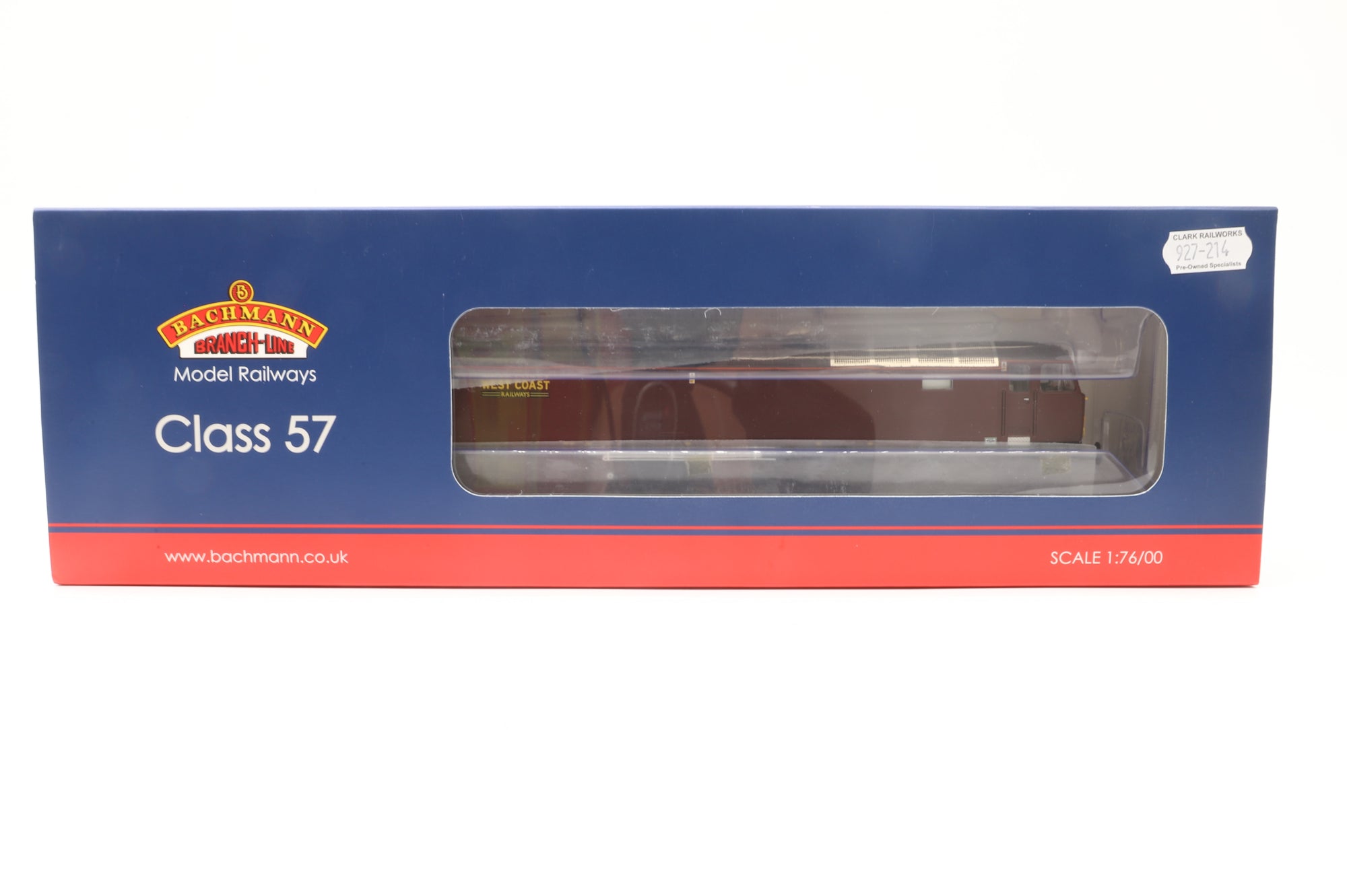 Bachmann OO 32-765 Class 57/3 57313 in West Coast Railways Maroon