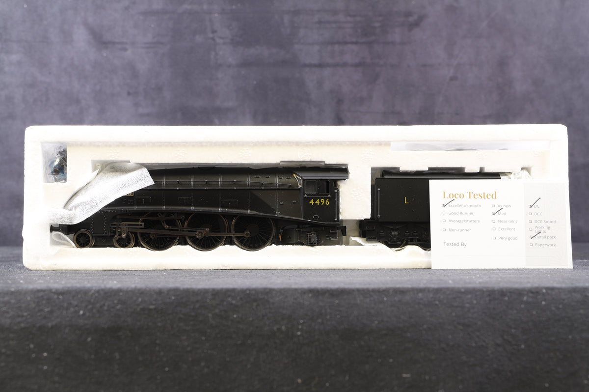 Bachmann OO 31-962 Class A4 4-6-2 4496 &#39;Golden Shuttle&#39; in LNER Black Livery Limited edition 126/350