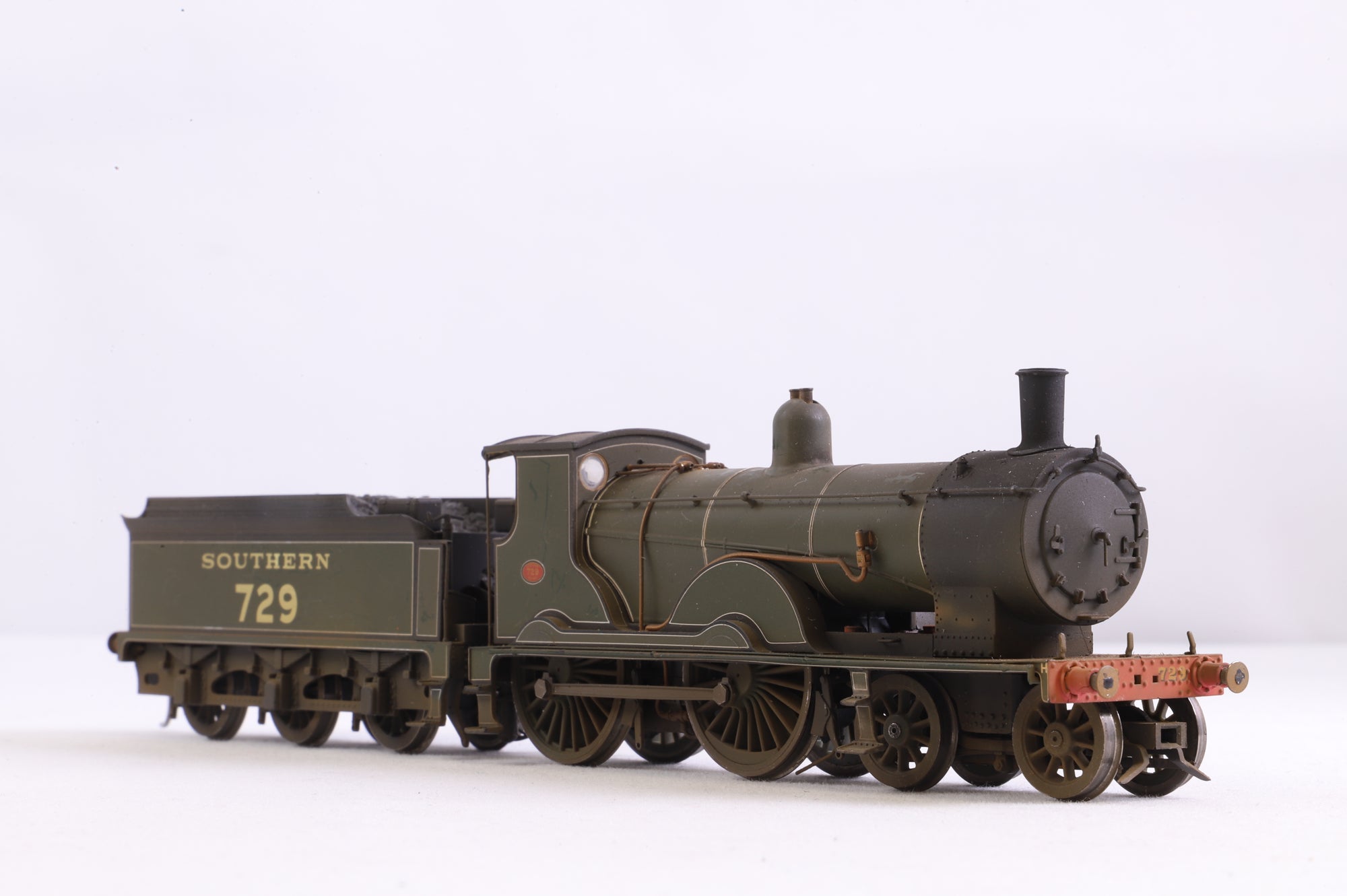 Hornby OO R2711 Class T9 No.729 in Lined SR Green - TMC Weathered & DCC Sound