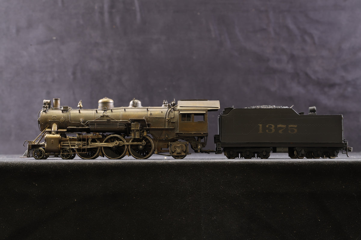 Pacific Fast Mail HO Brass P Pacific Atchison, Topeka &amp; Santa FE 4-6-2 &#39;1375&#39; Steam Locomotive