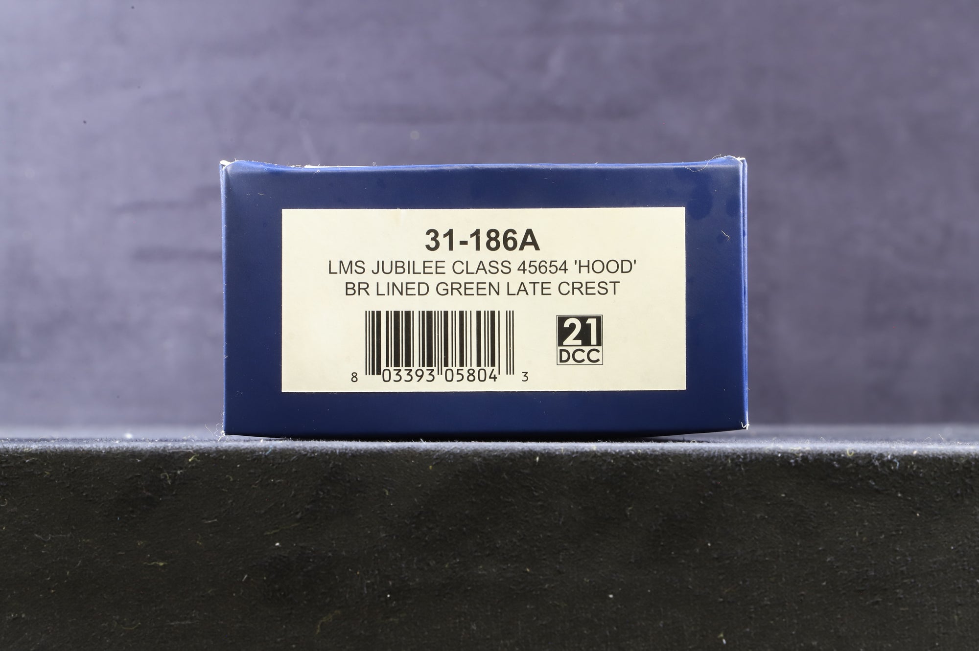 Bachmann OO 31-186A Jubilee Class 45654 'Hood' in Lined BR Green w/ Late Crests & Overhead Clearance Stripes