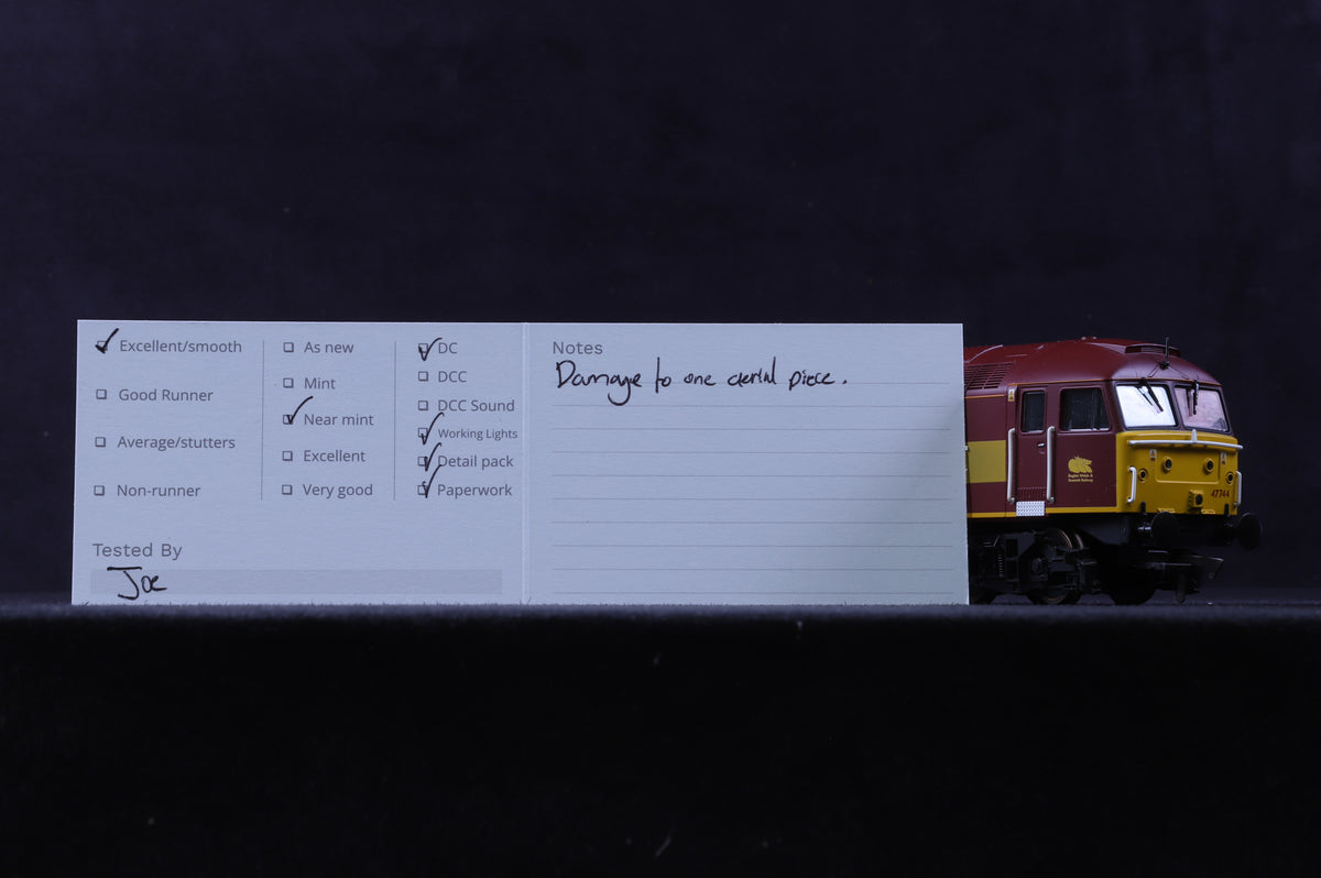 Heljan OO 4650 Class 47 47744 in EWS Livery