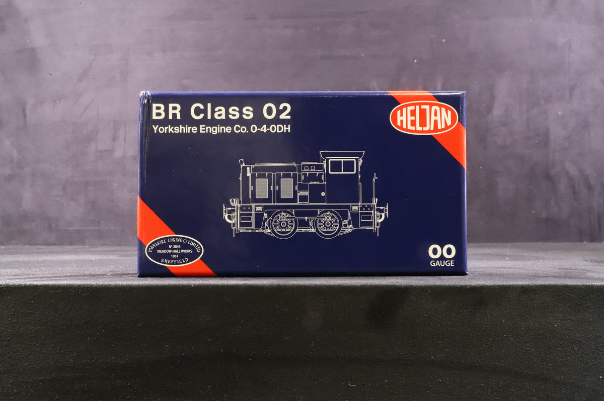 Heljan OO 2847 Class 02 Industrial Yellow Wasp Stripes