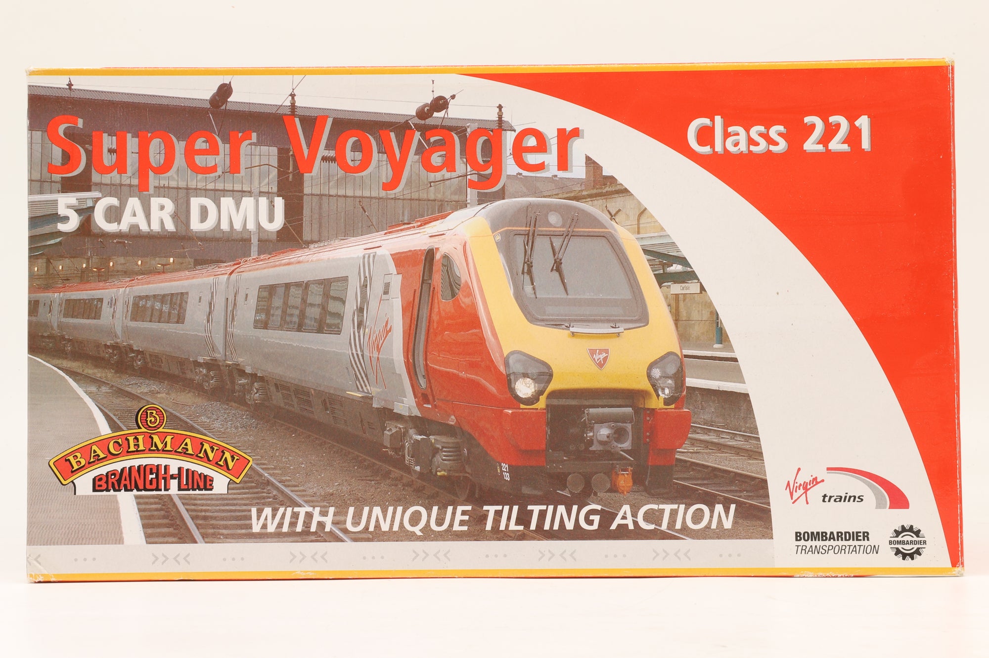 Bachmann OO 32-626 Class 221 Super Voyager 5-Car Unit 'Louis Bleriot' in Virgin Trains Livery