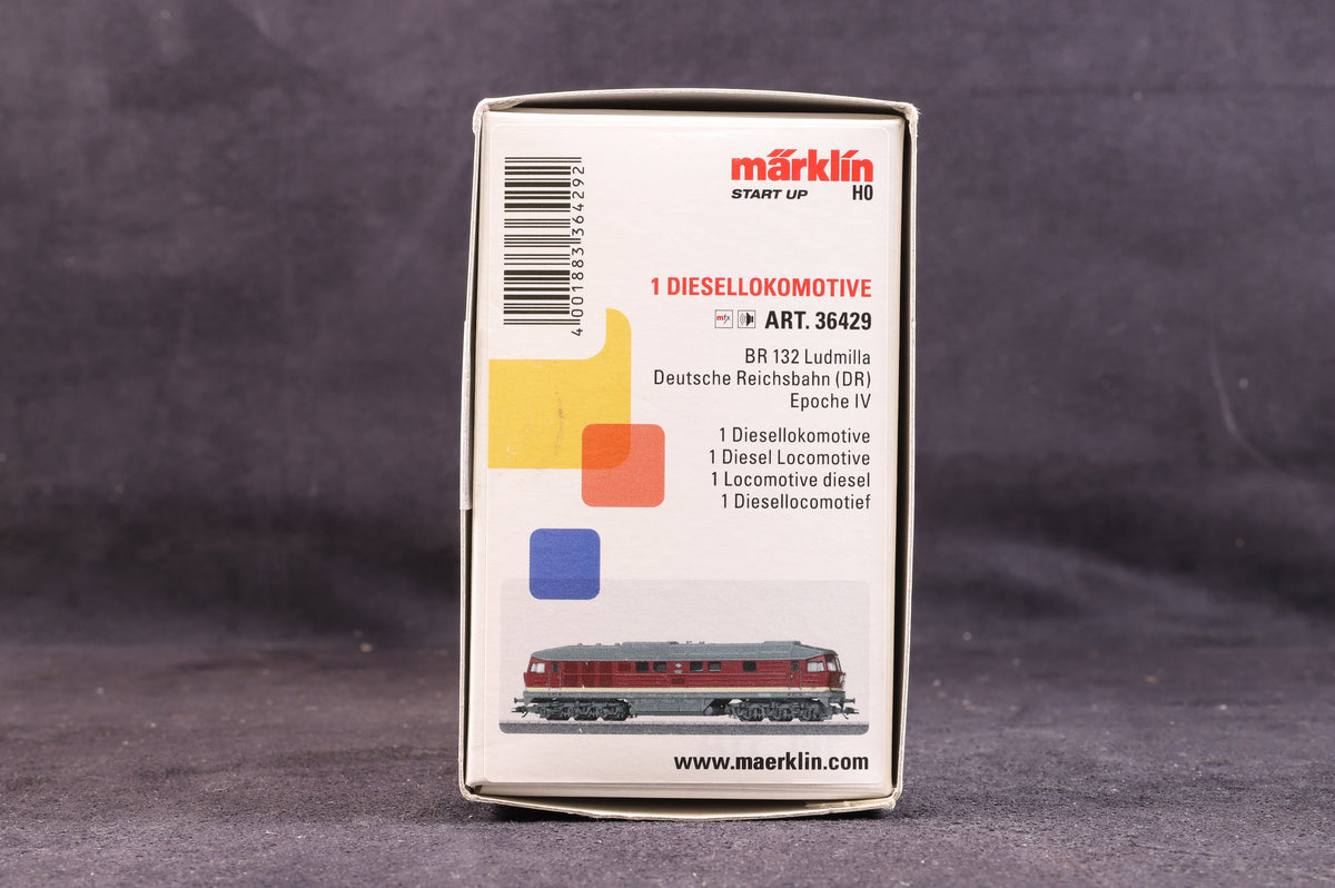 Marklin HO 36429 BR 132 Ludmilla DR Ep IV, MFX Sound, 3-Rail