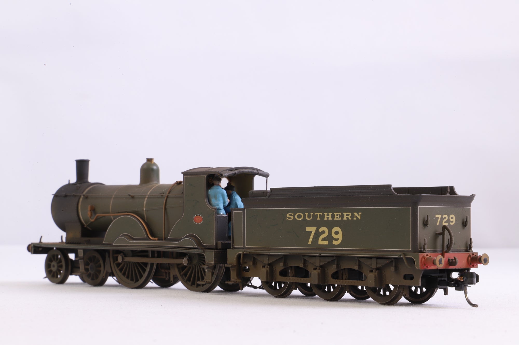 Hornby OO R2711 Class T9 No.729 in Lined SR Green - TMC Weathered & DCC Sound