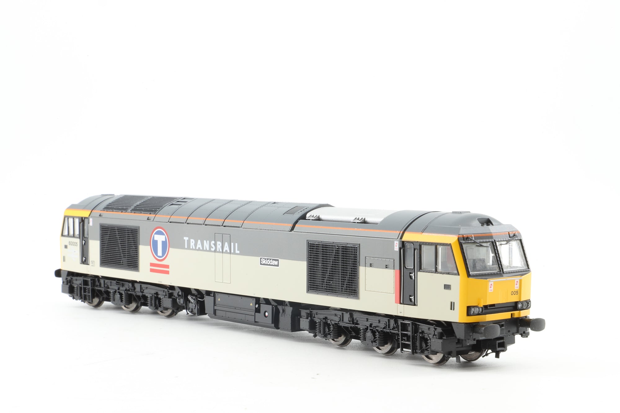 Hornby OO R3267XS Transrail Co-Co Diesel Electric Class 60 '60005' 'Skiddaw', DCC Sound
