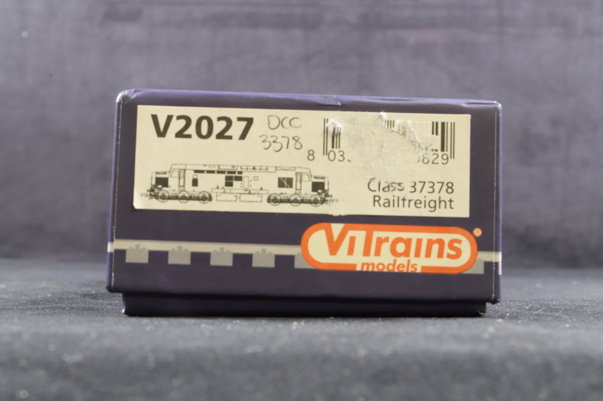 ViTrains OO V2027 Class 37378 Railfreight, Weathered &amp; DCC Fitted