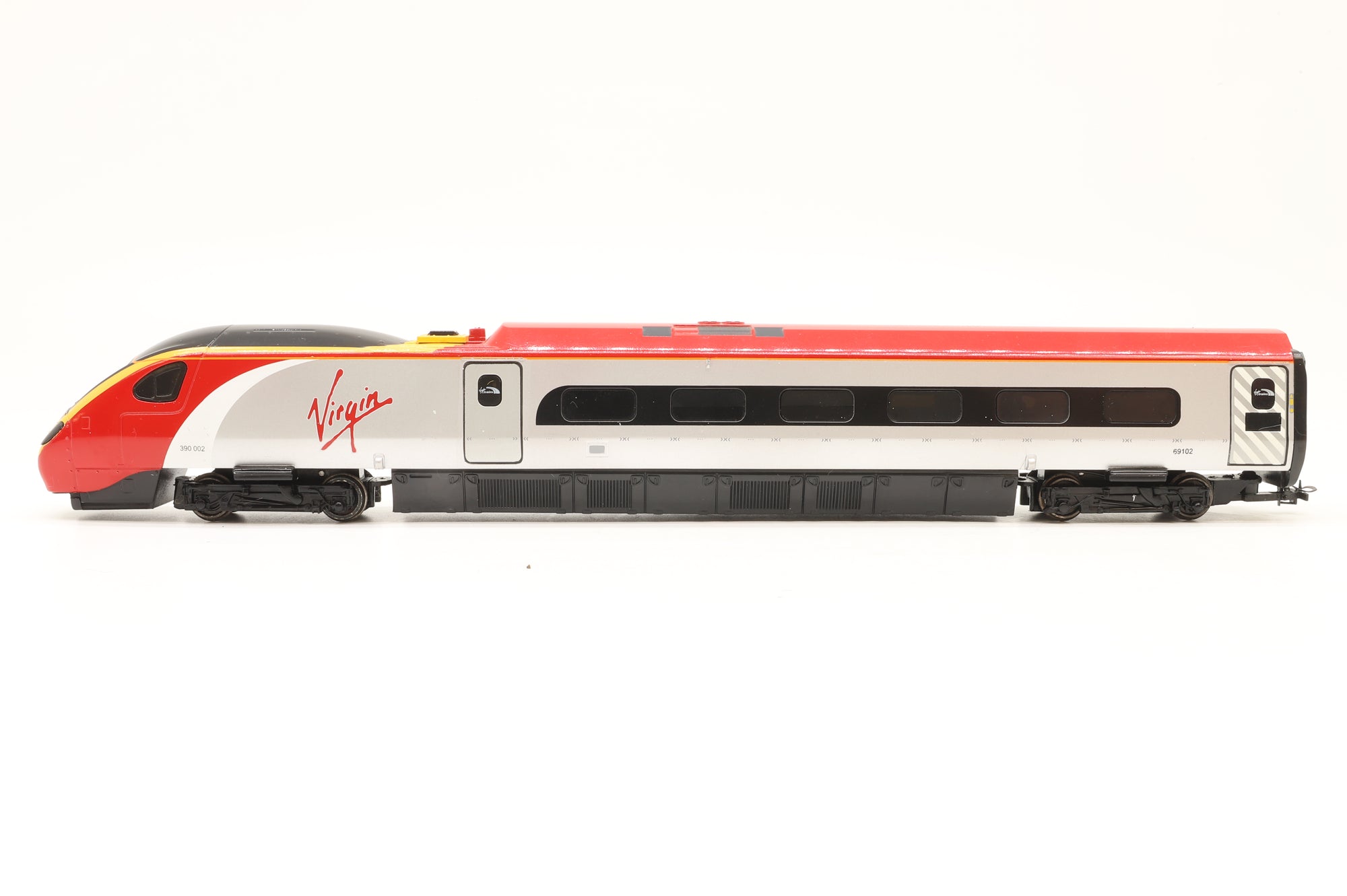 Dapol OO D390-2 Virgin Pendolino 4-Car EMU 'Red Revolution'