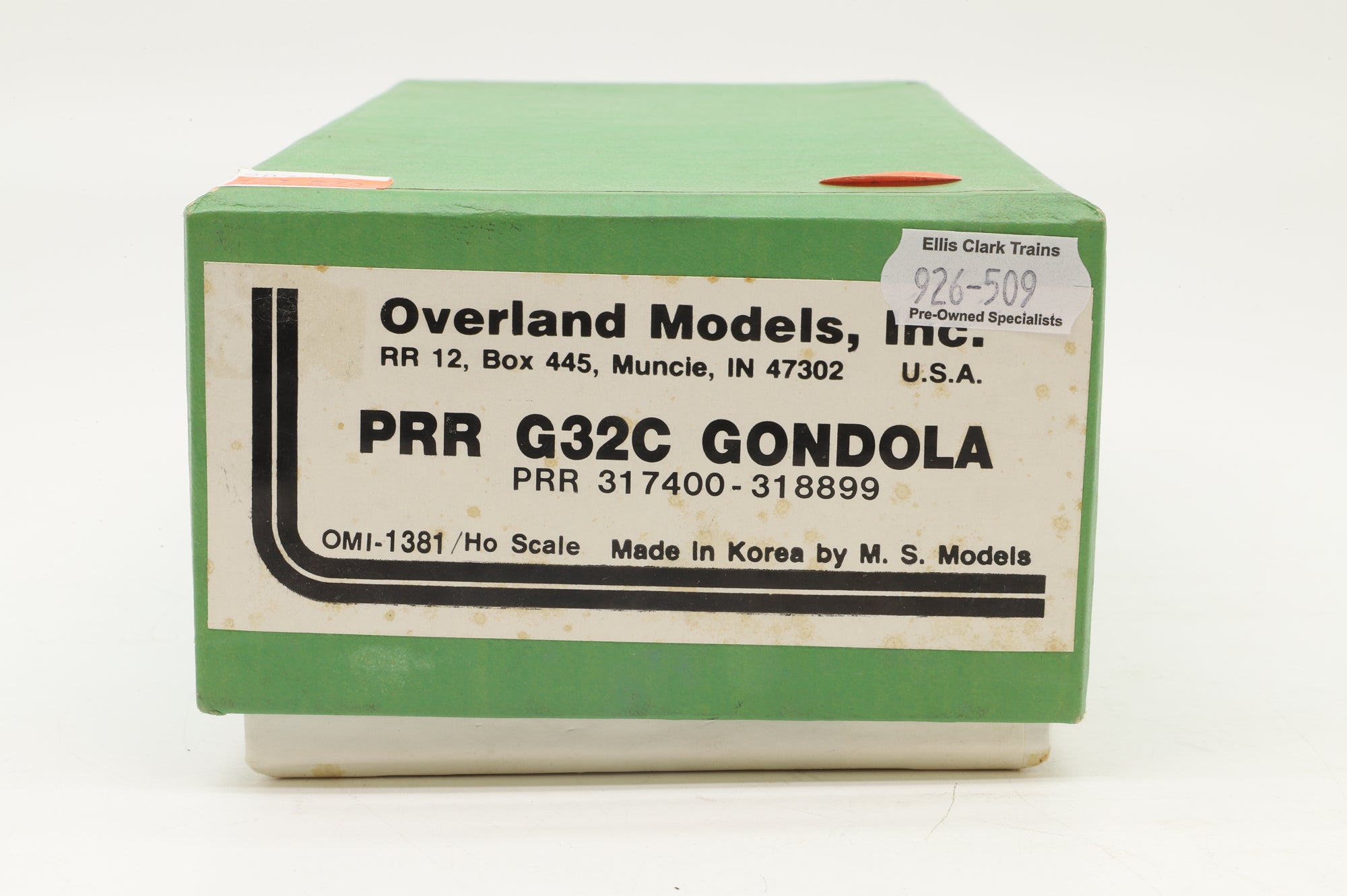 Overland Models/MS Models HO Brass OMI-1381 PRR G32C Gondola PRR 317400-318899, Plain Brass