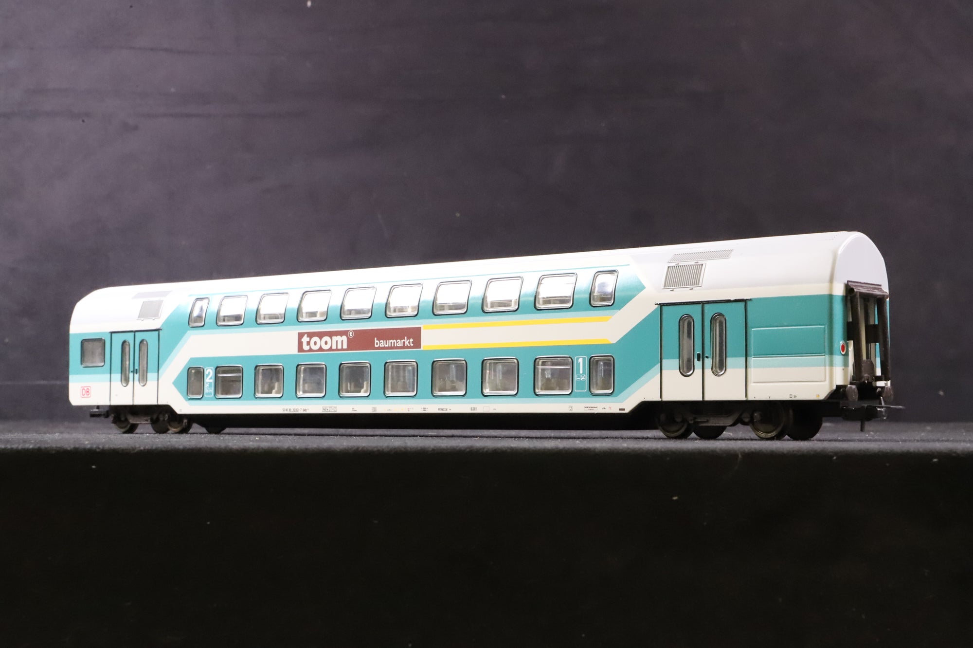 Sachsen Modelle HO Pack Of 3 Toom  Baumarkt Double Deck Coaches