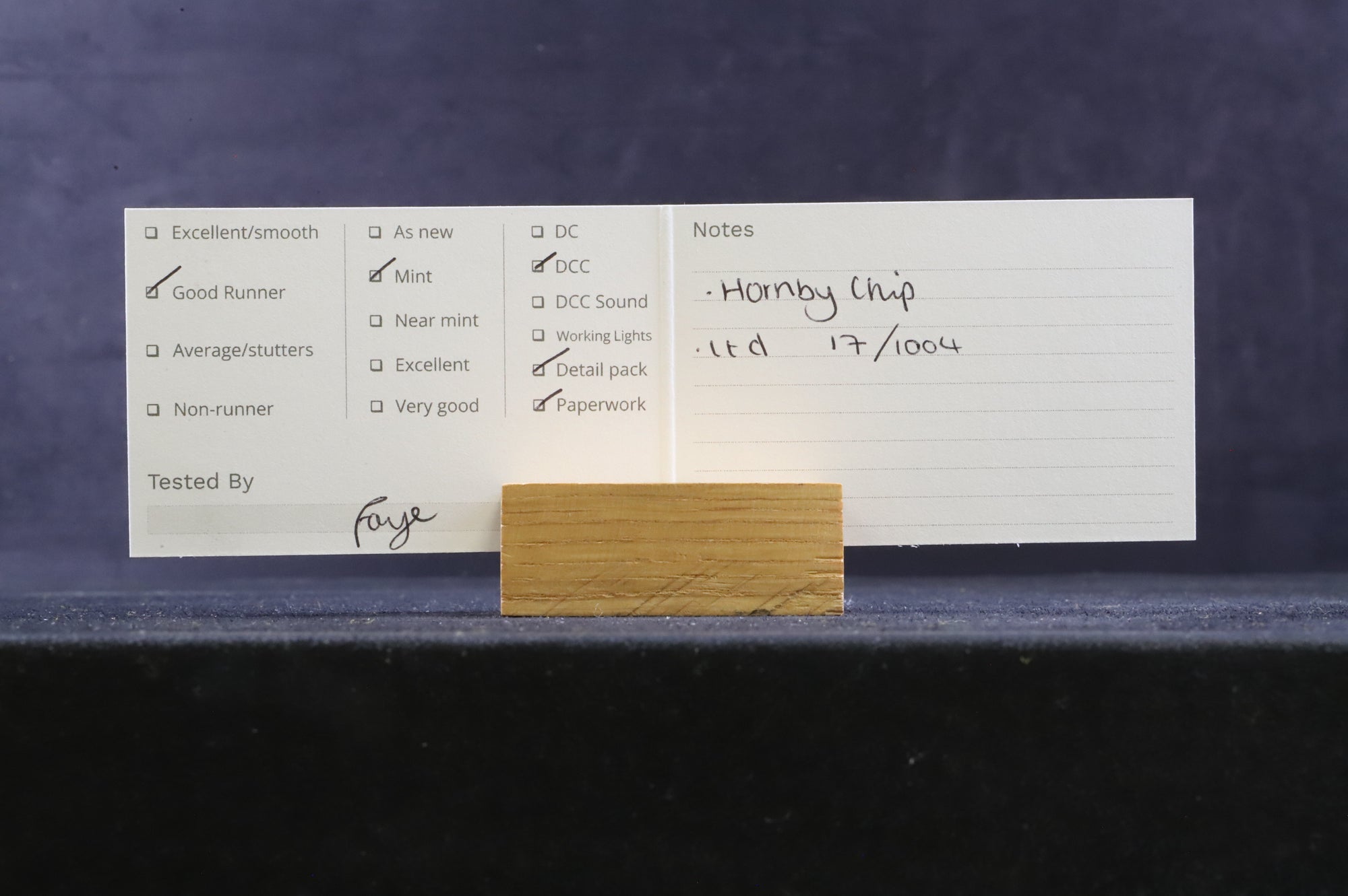 Hornby OO R2686B Class 5MT '44871' BR Black L/C Ltd Ed 17/ 1004 DCC Fitted