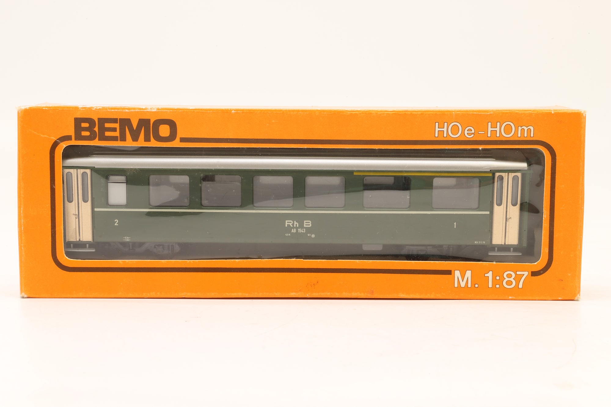 BEMO HOm Rake of 2x Rhb Green Coaches