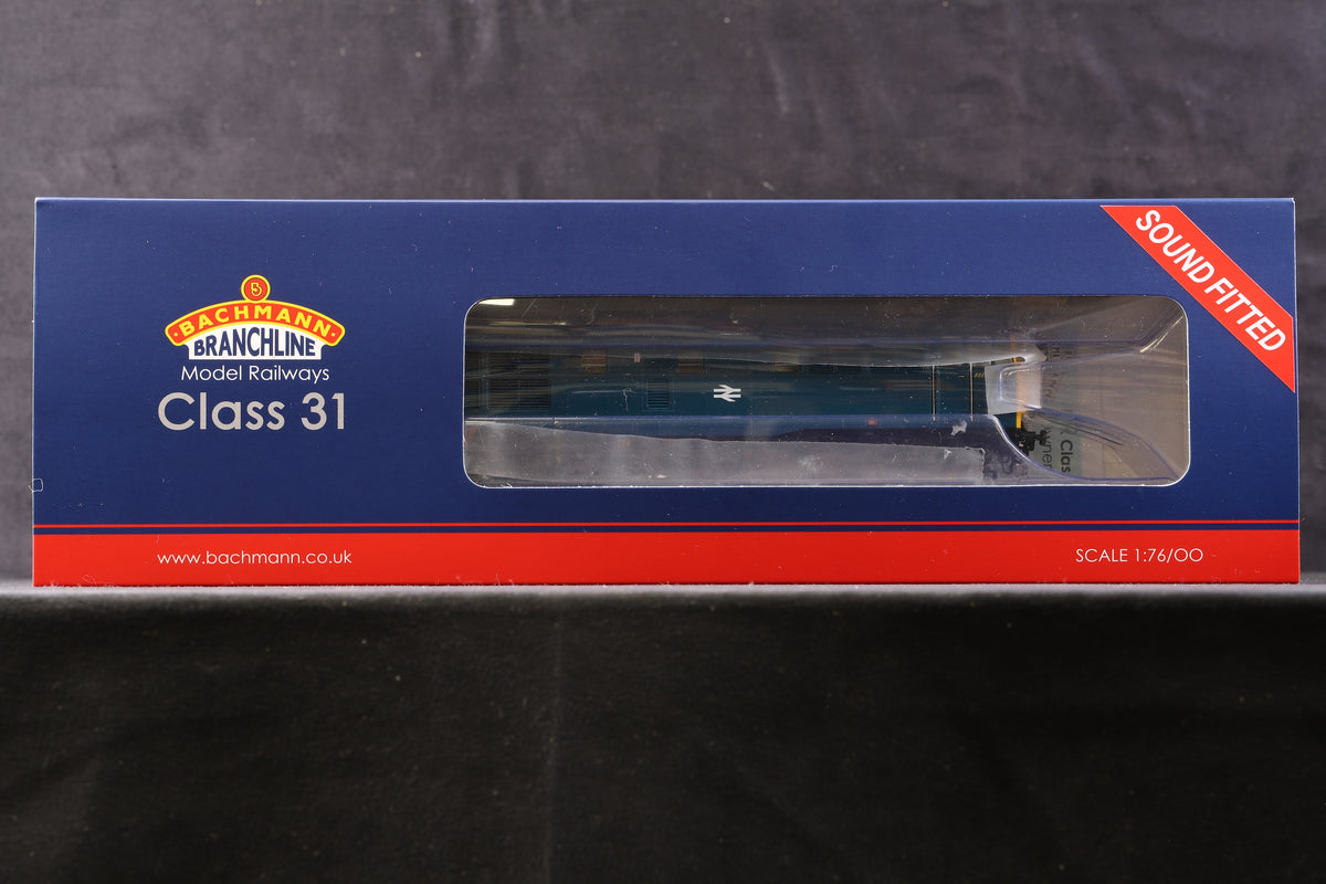 Bachmann OO 35-805SF Class 31/1 &#39;31123&#39; BR Blue, DCC Sound