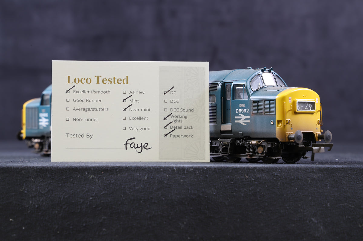 Accurascale OO ACC2610 Class 37 &#39;D6992&#39; BR Blue TMC Weathered