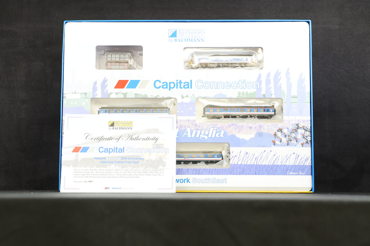 Graham Farish N 370-430 Capital Connection Network Southeast 30th Anniversary Collectors&#39; Ed Train Pack No.0007