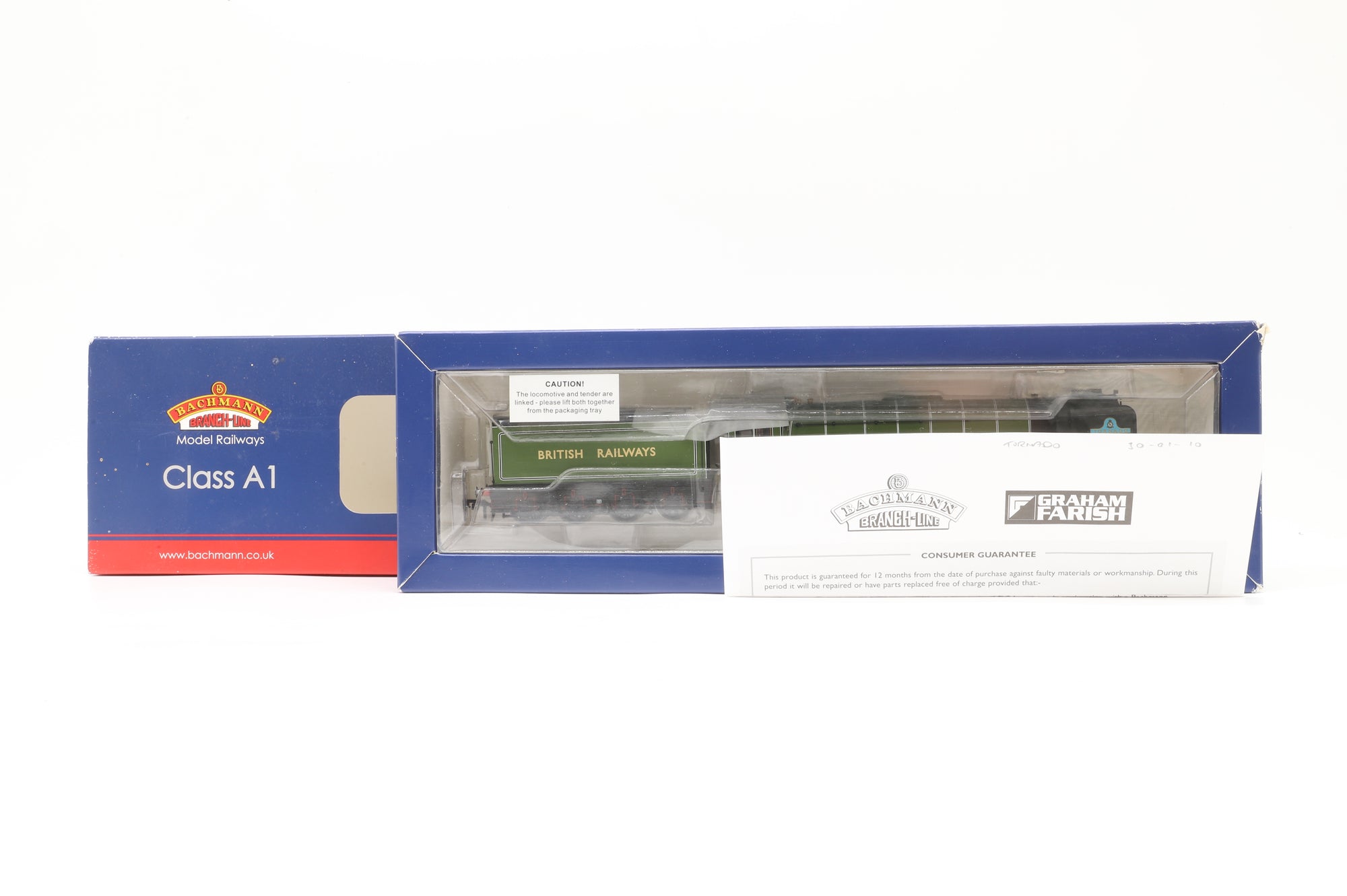 Bachmann OO 32-550A A1 Class '60163' 'Tornado' BR Apple Green