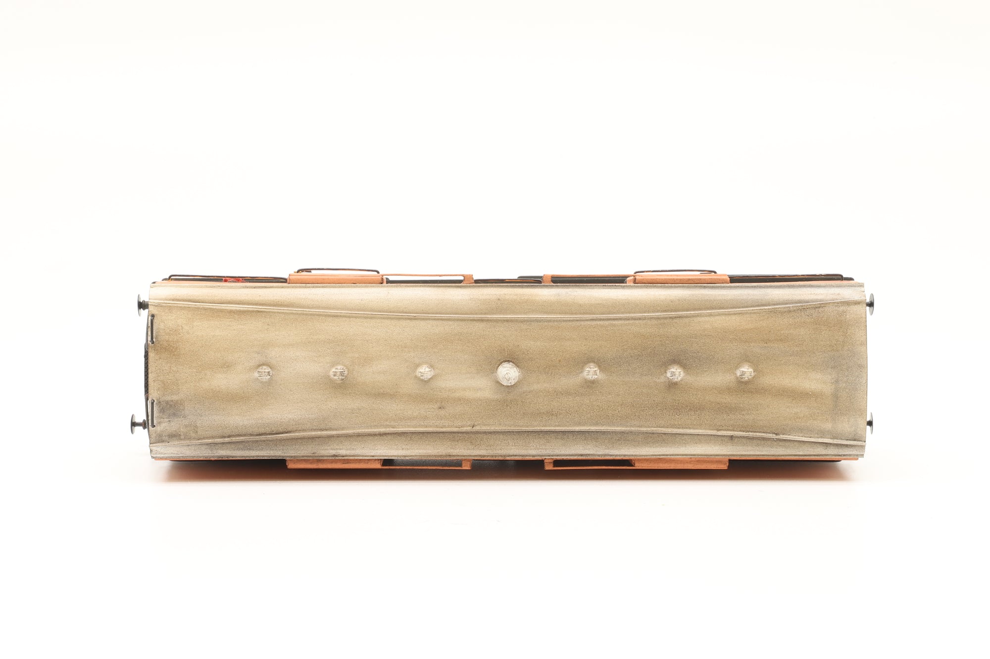 Kit Built P4 Rake of 4 LSWR Luggage Vans, Weathered