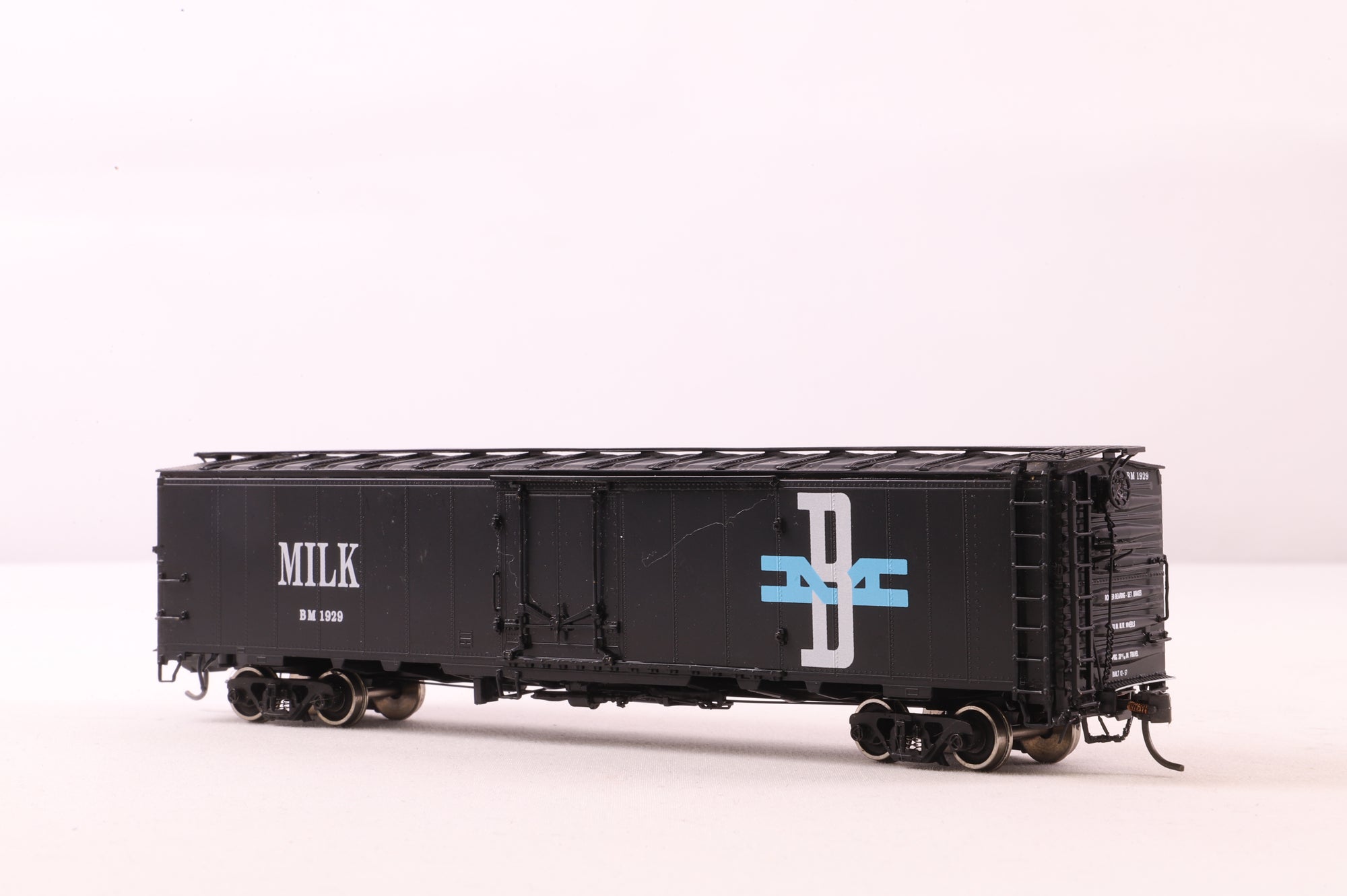Overland Models HO Brass OMI-3066 B&M Steel Milk Car 'BM 1929'