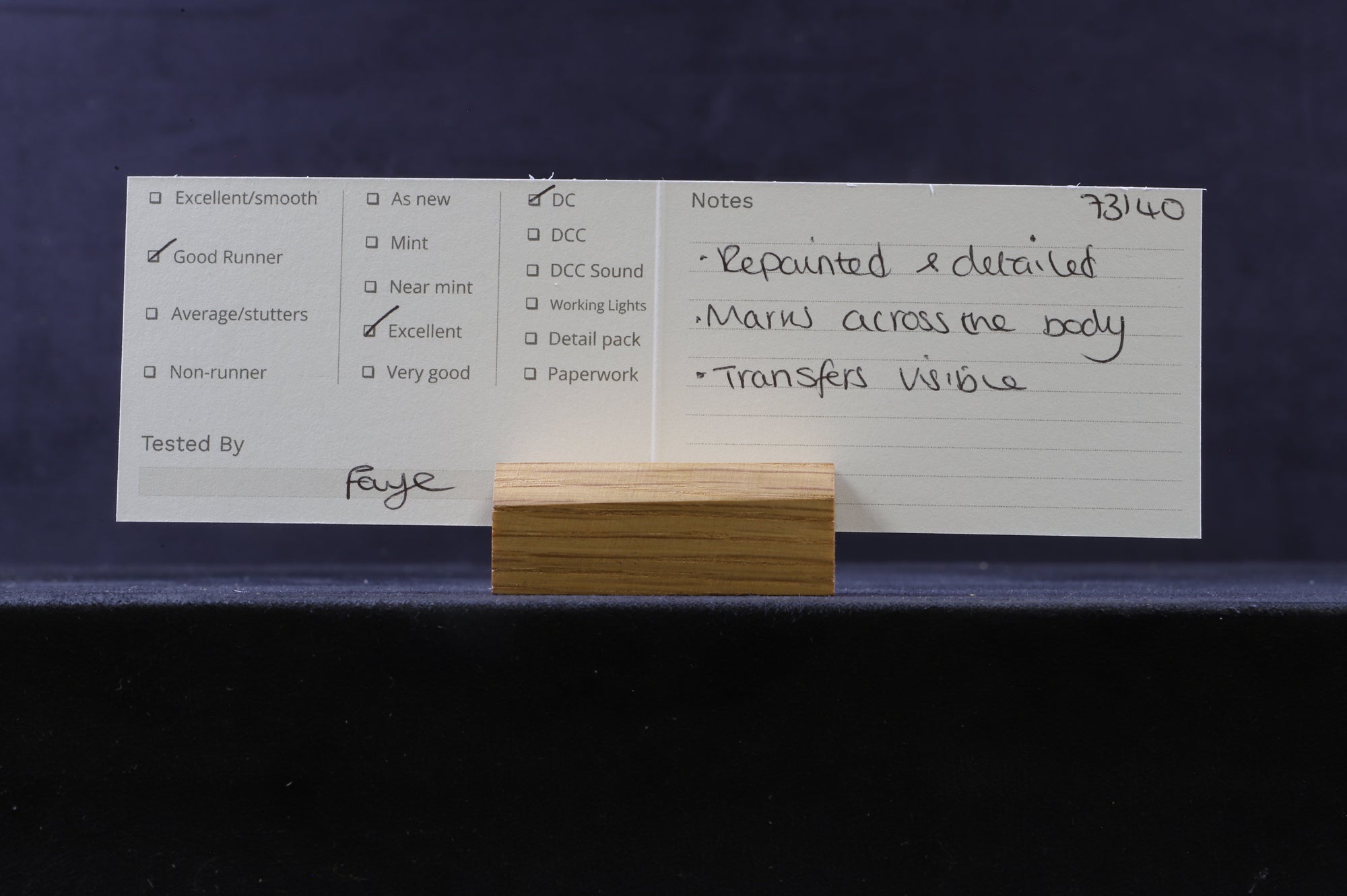 Hornby OO Class 73 '73140' GBRf Repainted & Detailed