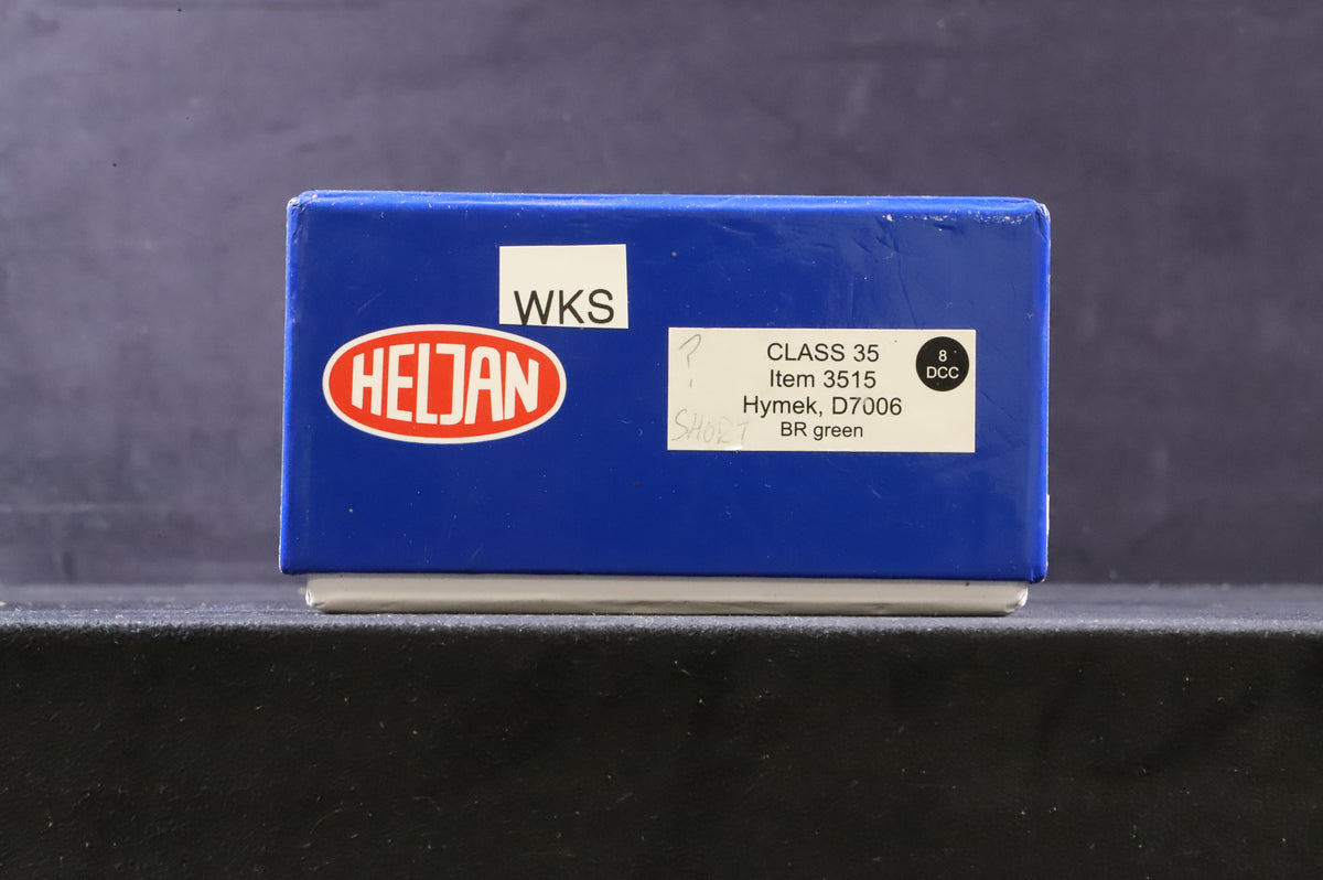 WORKSHOP Heljan OO 3515 Class 35 Hymek D7006 in BR Green - Weathered