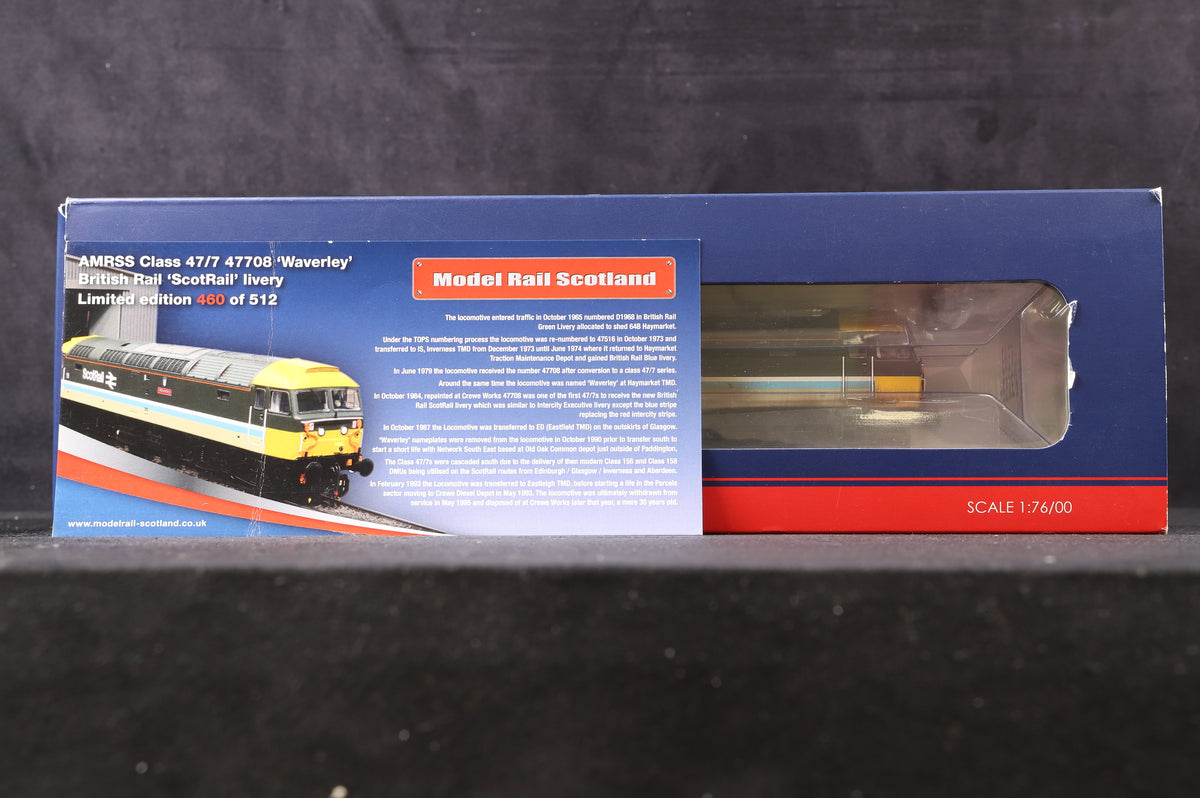 Bachmann OO 31-653Y Class 47/7 &#39;47711&#39; &#39;Greyfriars Bobby&#39; BR Scotrail, Weathered &amp; Renumbered