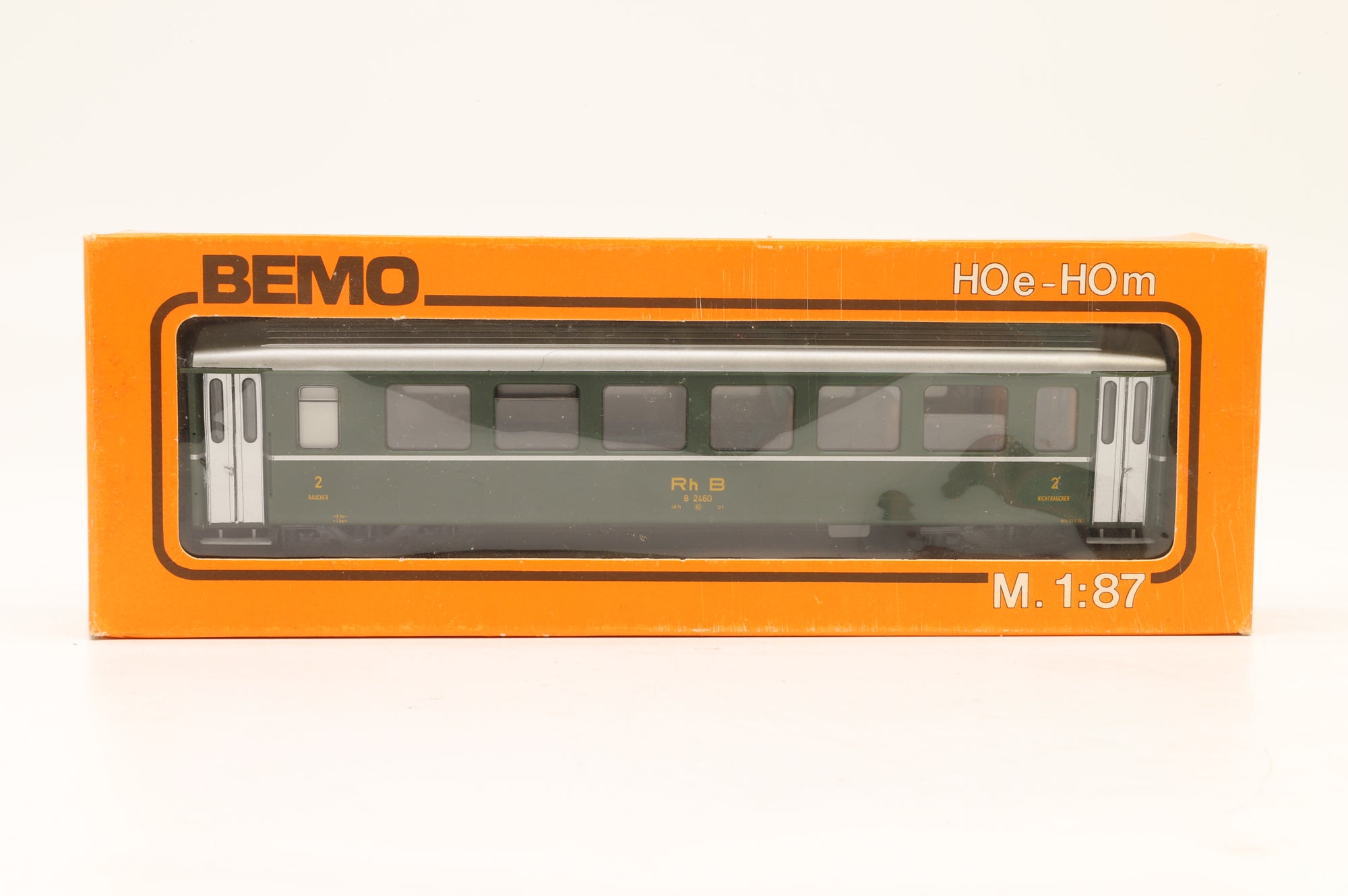 BEMO HOm Rake of 2x Rhb Green Coaches