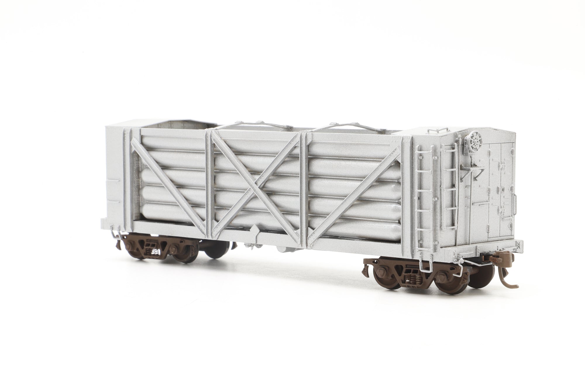 Brass HO Hopper Type Wagon Weathered