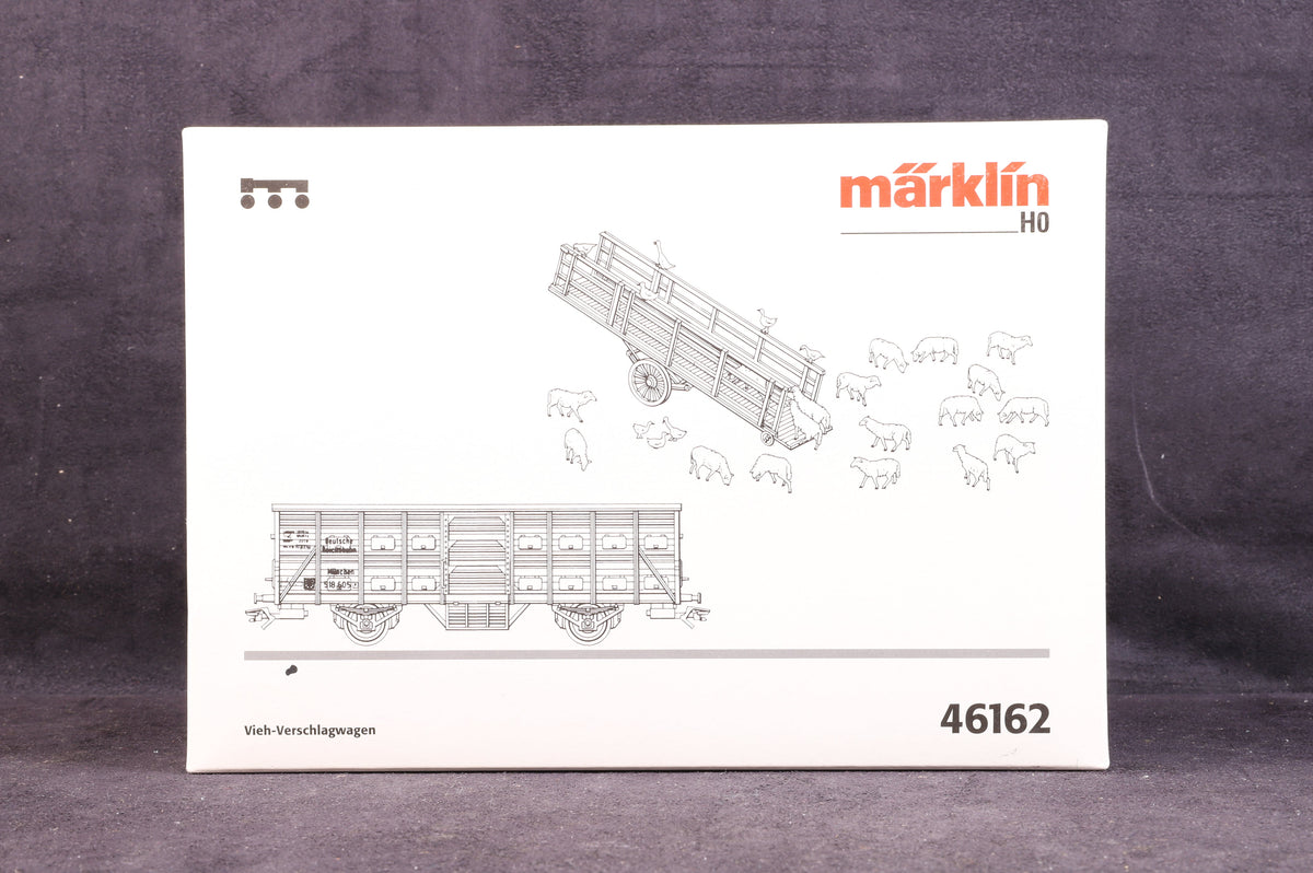 Marklin HO 46162 Livestock Car, 3-Rail