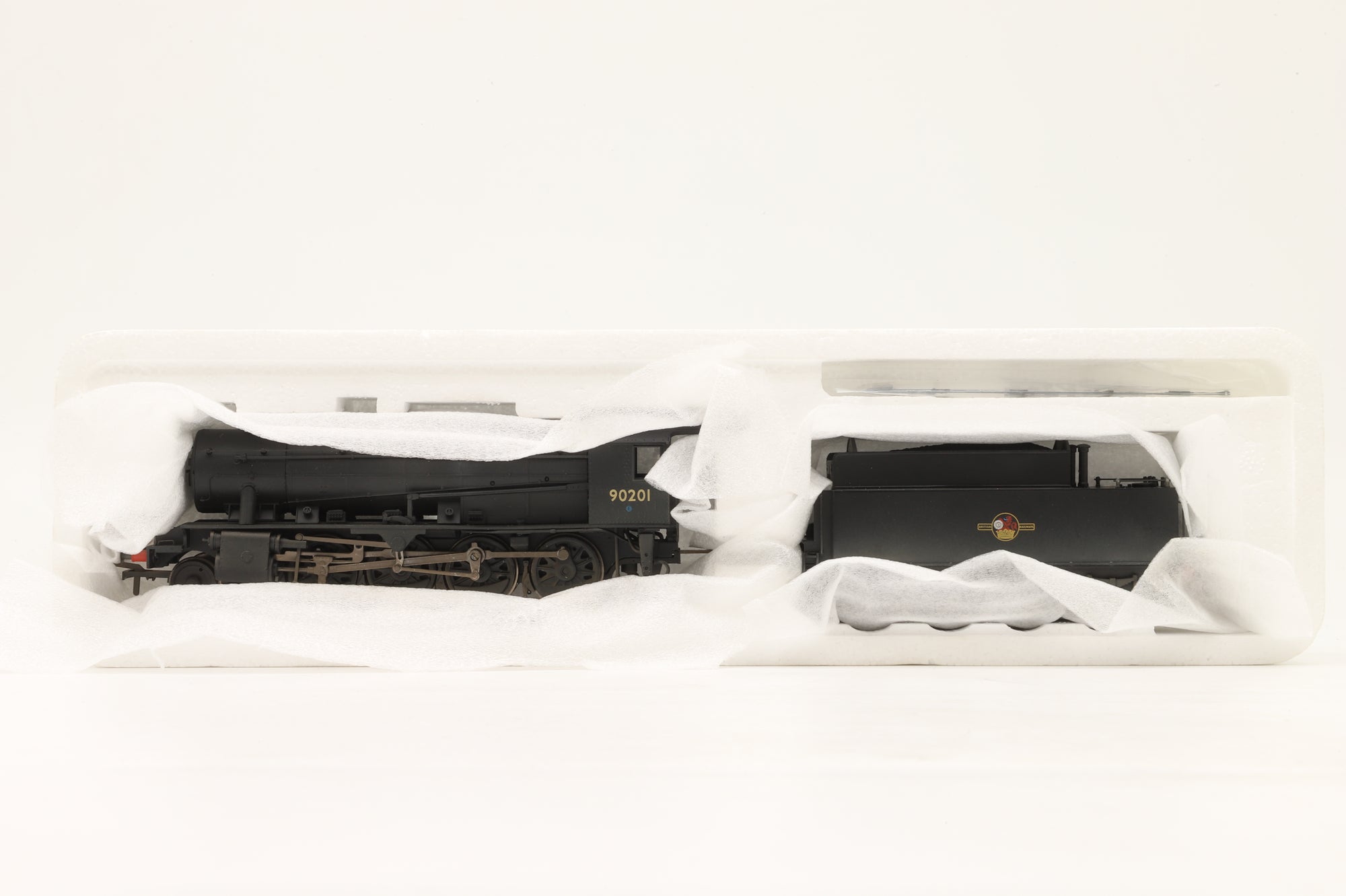 Bachmann OO 32-252A WD Austerity 90201 in BR Black L/C – Weathered