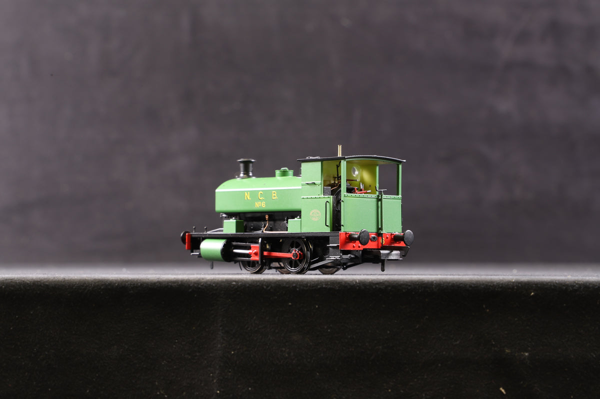 Hattons OO H4-AB16-002 Andrew Barclay 16&quot; 2043 &#39;No6&#39; NCB Green