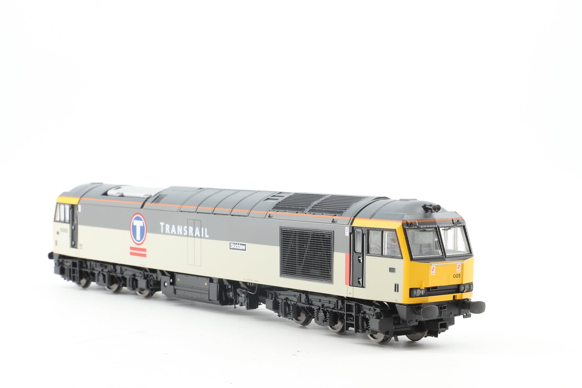 Hornby OO R3267XS Transrail Co-Co Diesel Electric Class 60 '60005' 'Skiddaw', DCC Sound
