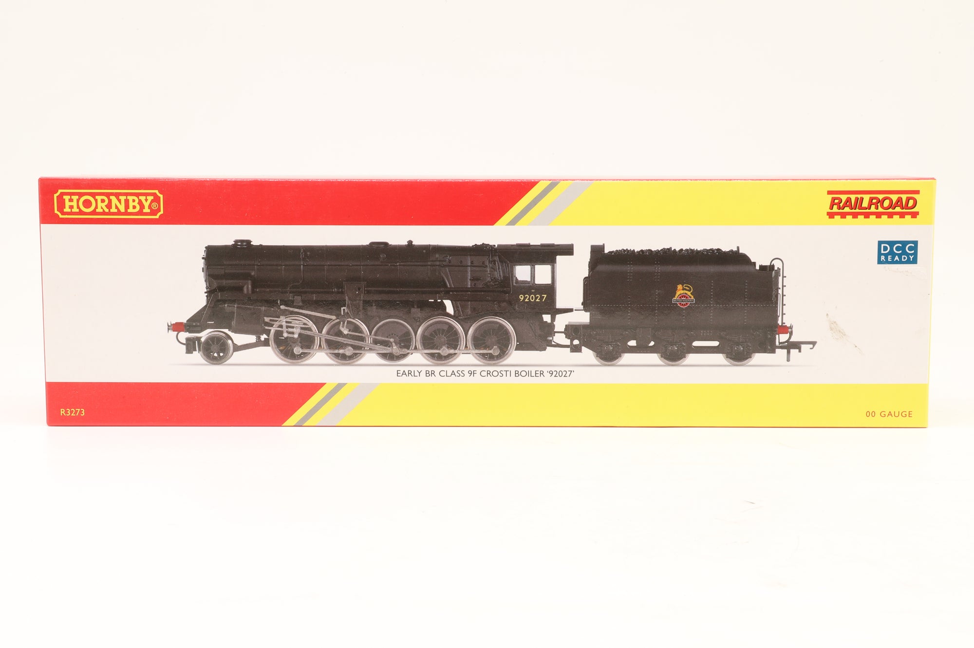 Hornby OO R3273 BR (Early) Class 9F Crosti Boiler '92027' DCC Fitted