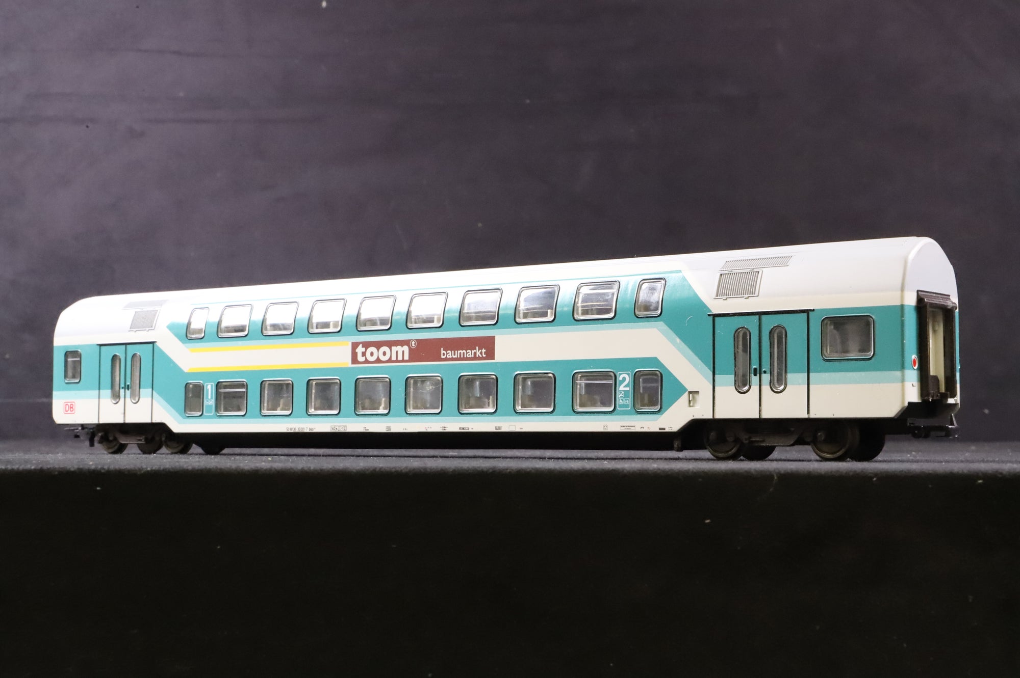 Sachsen Modelle HO Pack Of 3 Toom  Baumarkt Double Deck Coaches