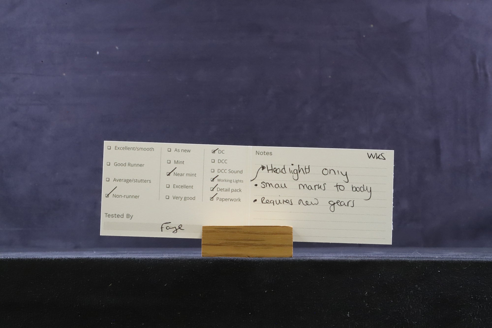 WORKSHOP Spectrum G 81198 Ely Thomas 36 Ton 2-Truck Shay NON RUNNER