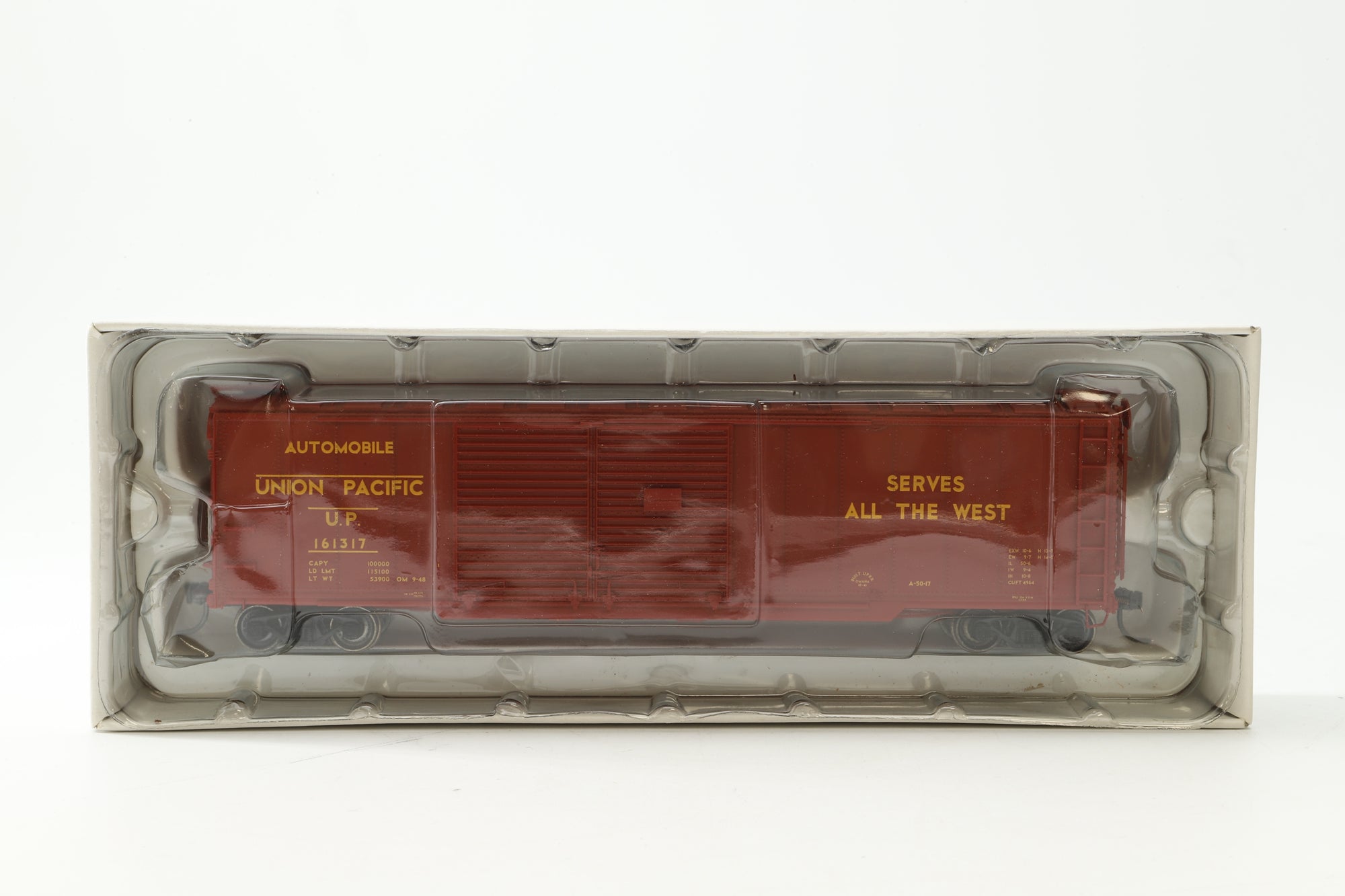Proto 2000 Series HO Rake Of 6 50' Automobile Box Cars Inc. 161446, 161290, 161365, 161398, 161317 & 161244