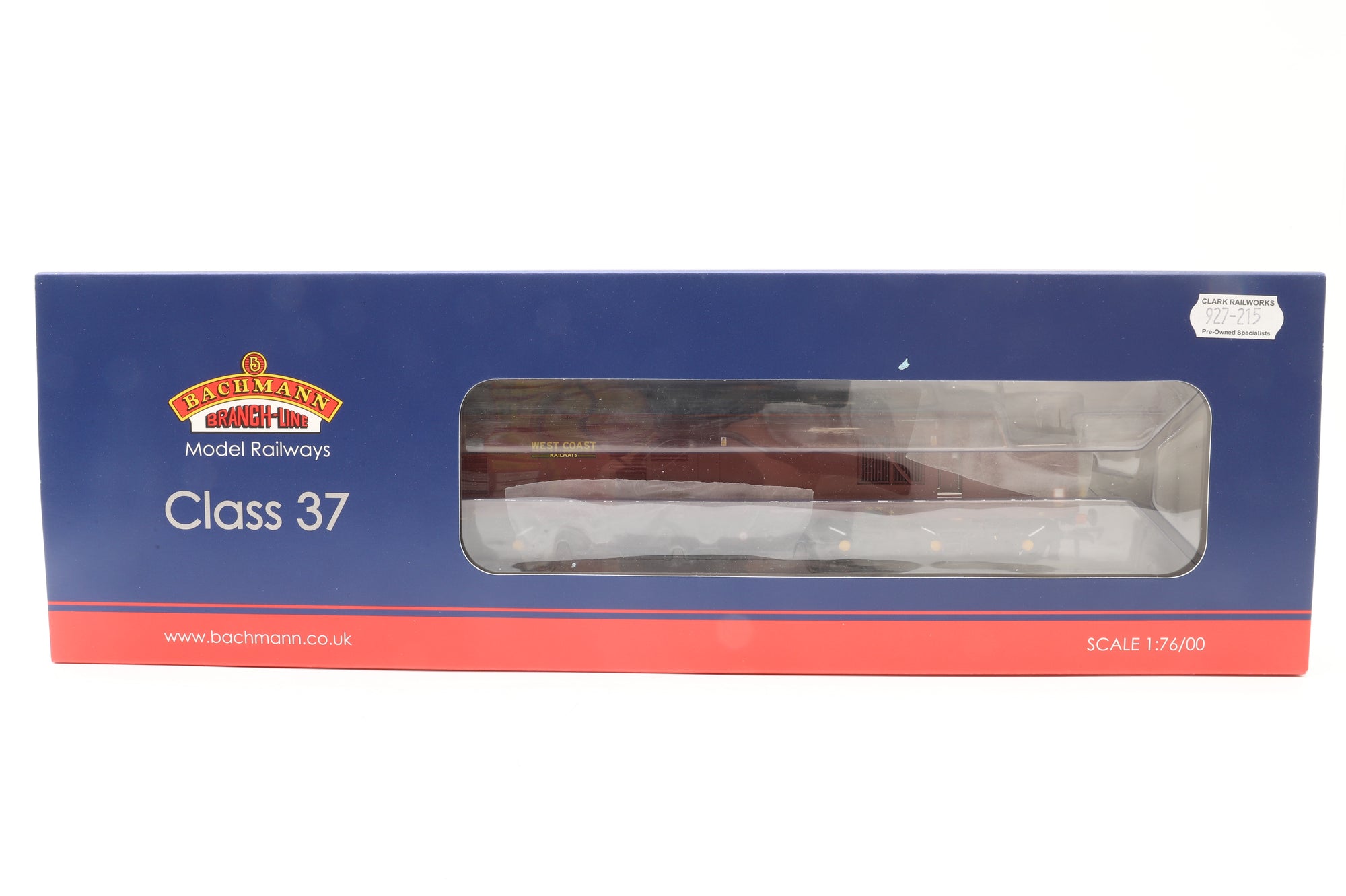 Bachmann OO 32-390K Class 37/7 37706 in West Coast Railways Maroon