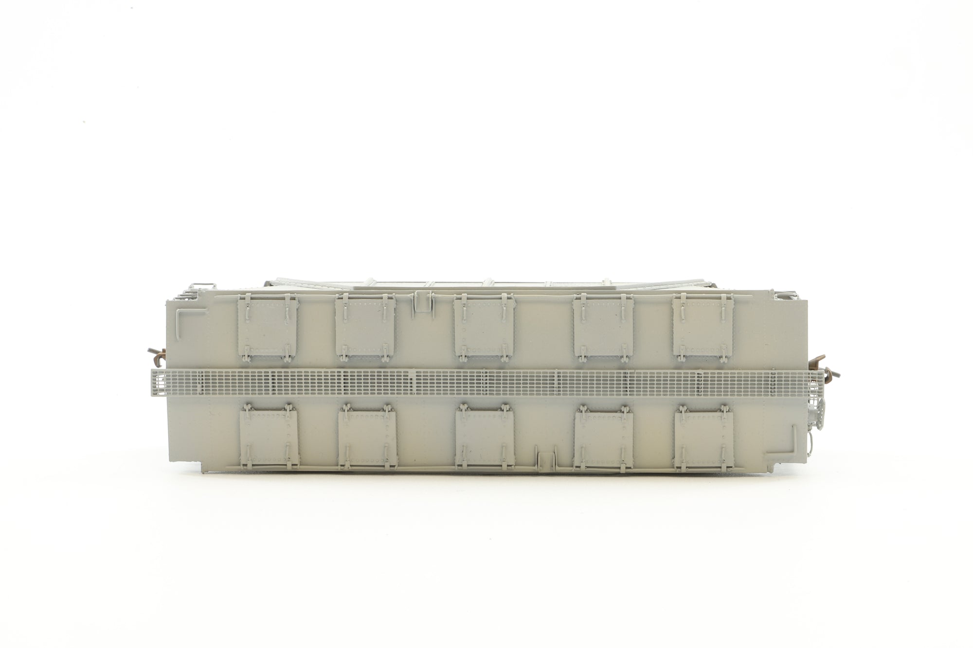 Precision Scale Co. HO Brass 15892-1 AAR Class 70T Covered Hopper Car No. 70219 in N&W Grey - Weathered