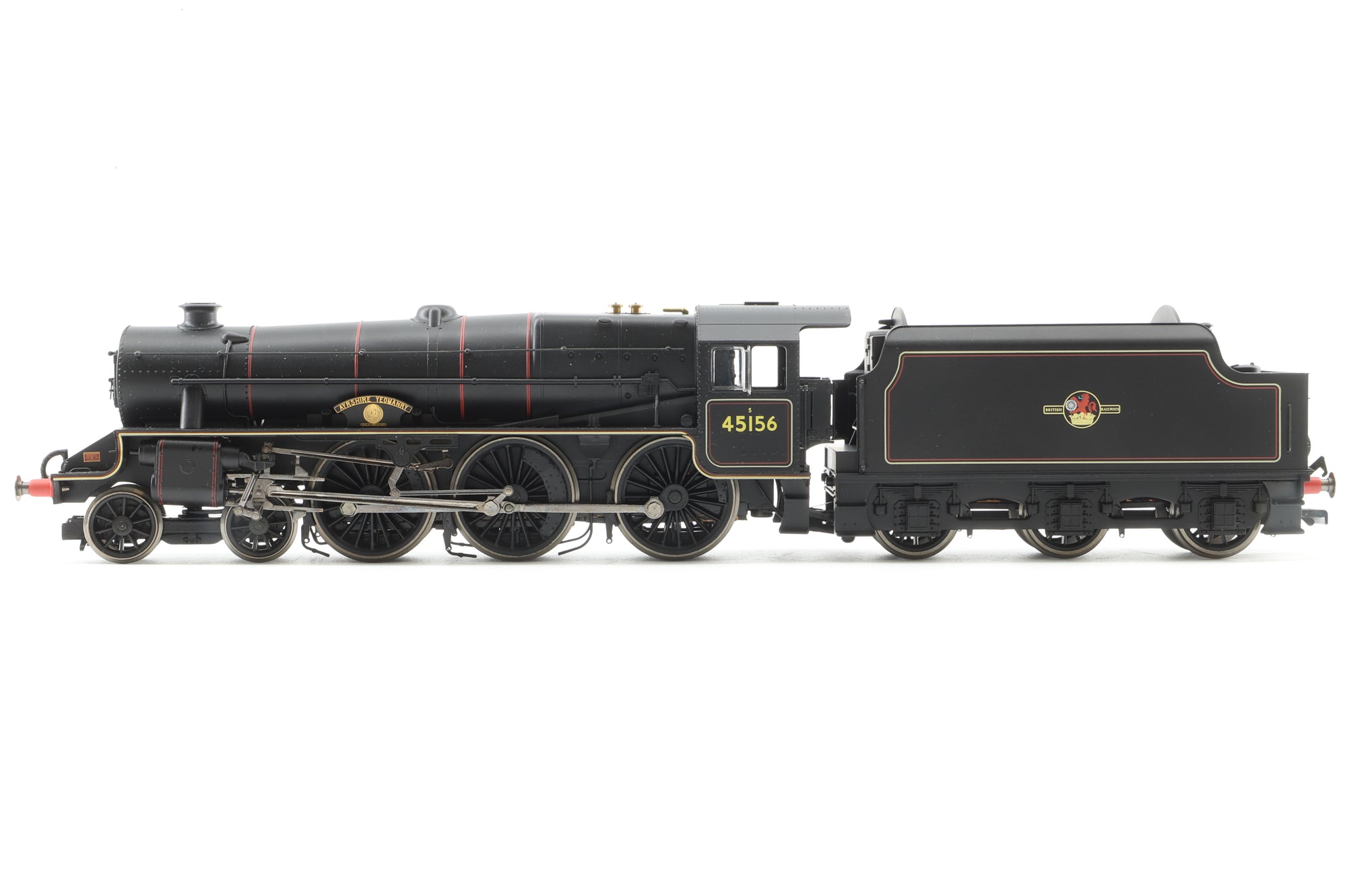 Hornby OO R2555 Class 5MT '45156' 'Ayrshire Yeomanry' BR Lined Black L/C