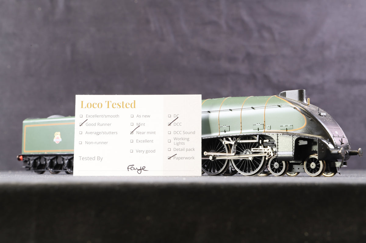 Hornby OO R3844 Rebuilt Class W1 4-6-4 &#39;60700&#39; BR Green E/C, DCC Fitted