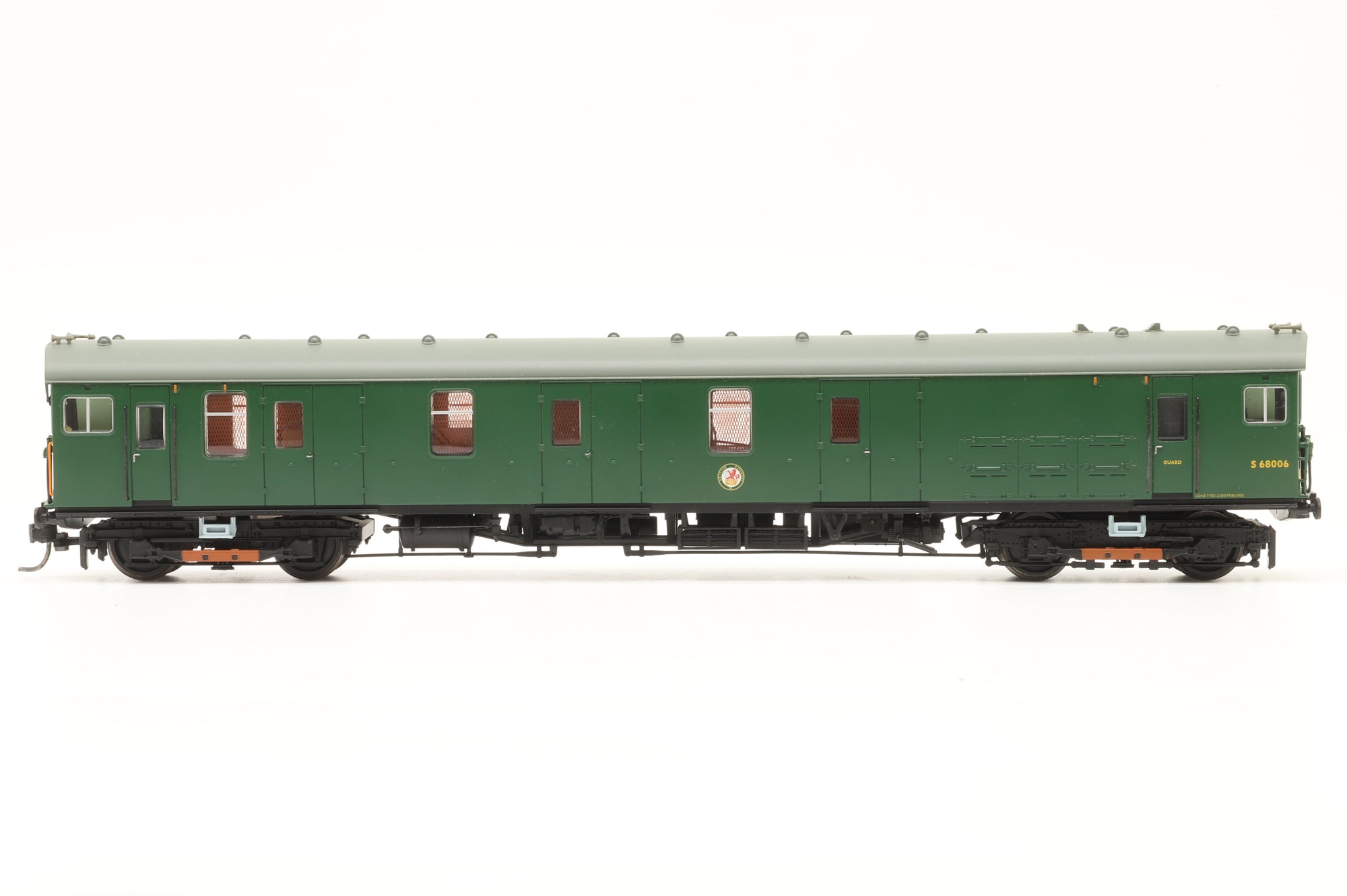 Bachmann OO 31-266 Motor Luggage Van Late SR Multiple Unit Green w/Yellow Warning Panel, DCC Sound