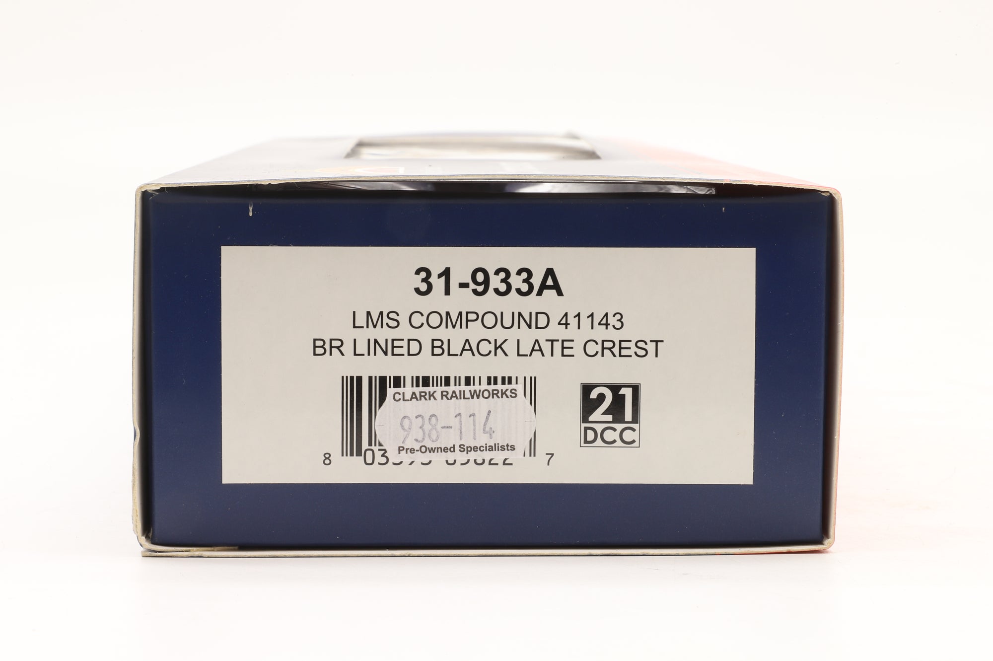 Bachmann OO 31-933A LMS Compound '41143' BR Lined Black L/C